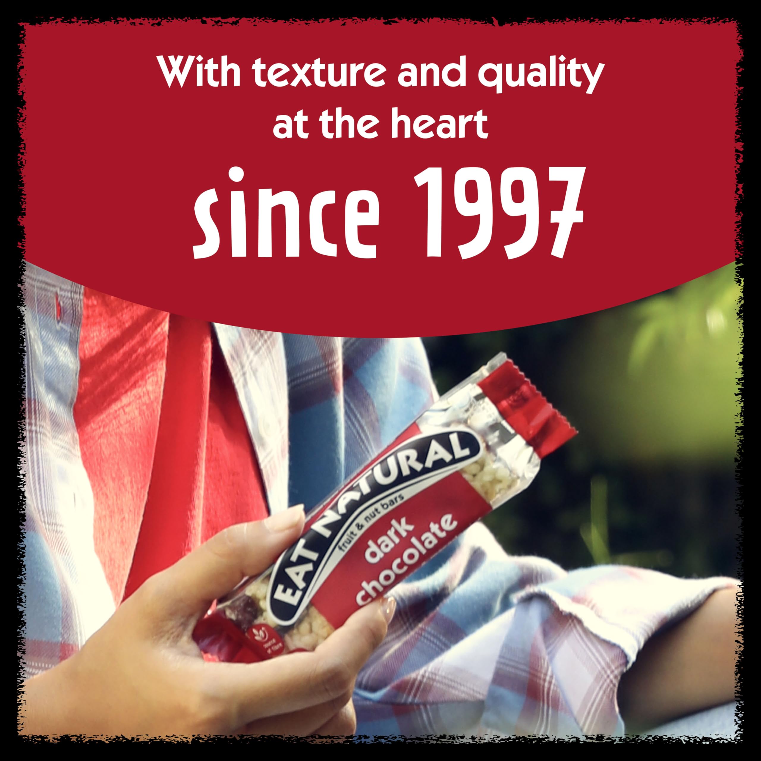 Eat Natural - Dark Chocolate with Cranberries & Macadamias Fruit & Nut Bars 6
