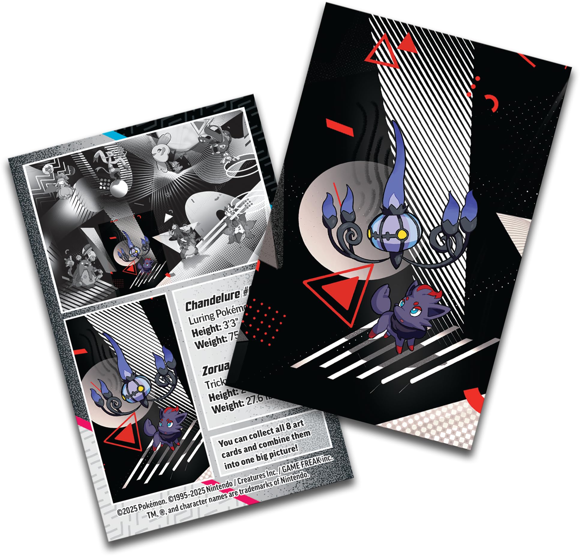 Pokémon TCG: Unova Mini Tin – Chandelure & Zorua with 2 Booster Packs & Sticker 2