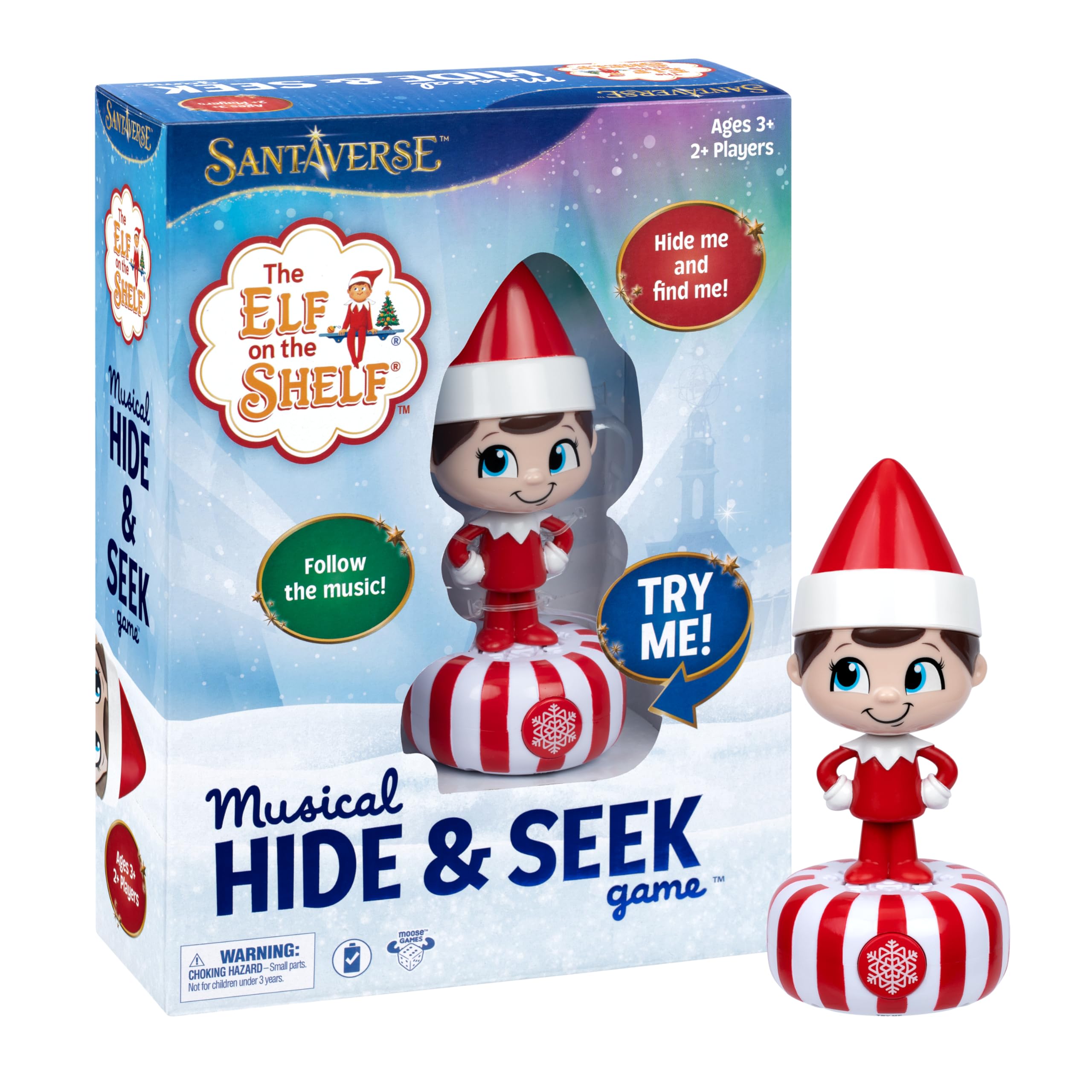 The Elf On The Shelf Musical Hide & Seek Game - Interactive Electronic Action Figure for Kids