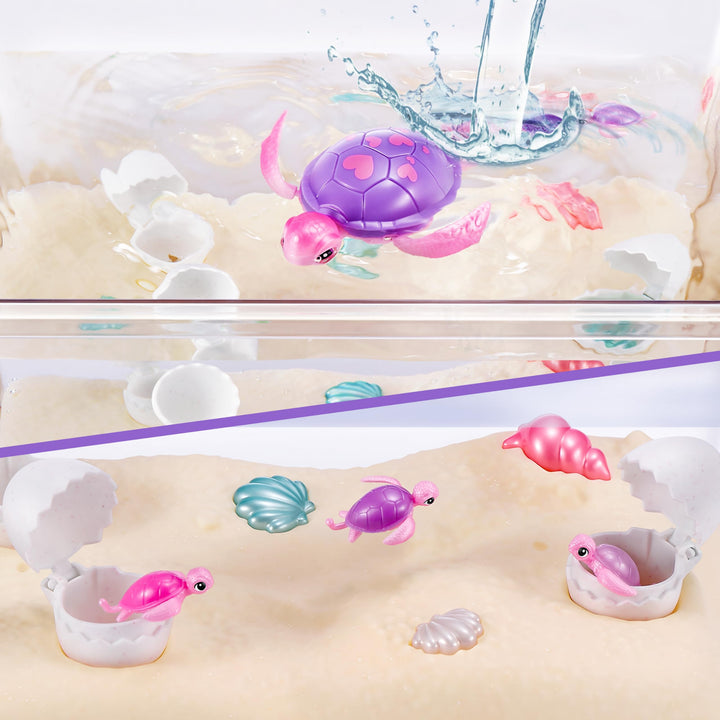 Pets Alive Mama Turtle Surprise by ZURU - Robot Pet Turtle with Swimming & Walking Action, 3+ Years
