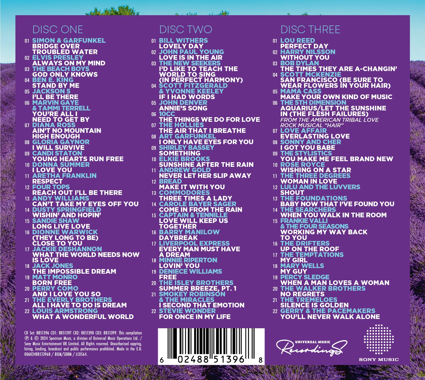 Various Artists - PERFECT DAYS : 60S & 70S INSPIRATIONAL SONGS [3CD Box Set]