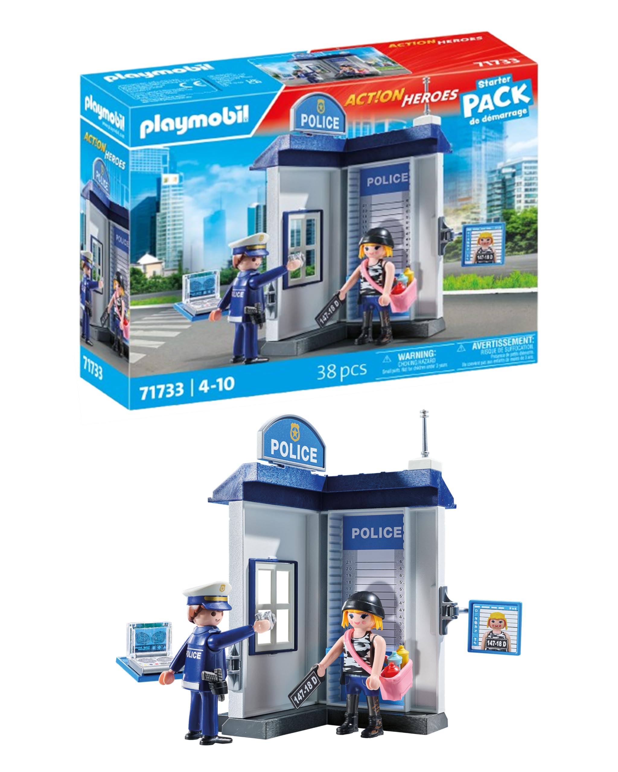 Playmobil Police Investigation Room Playset - Ages 4+ | 71733