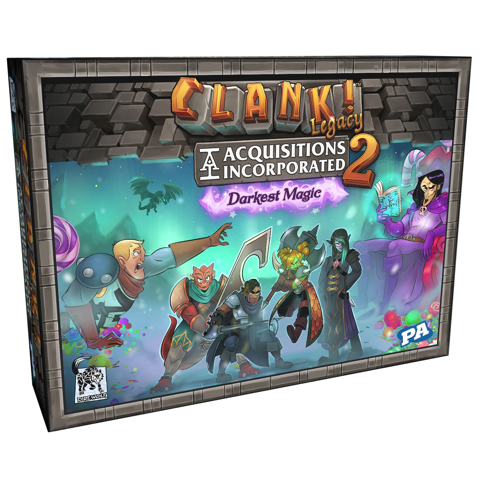 Dire Wolf Clank! Legacy 2: Acquisitions Incorporated – Darkest Magic Board Game | 2-4 Players | Unisex Adult 1