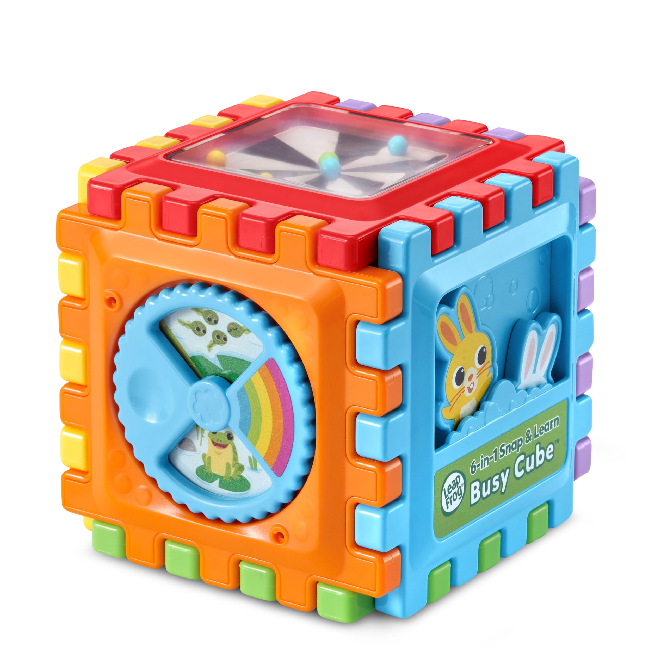 LeapFrog 6-in-1 Snap & Learn Busy Cube - Ages 12 Months+ | Multicolor Plastic 1