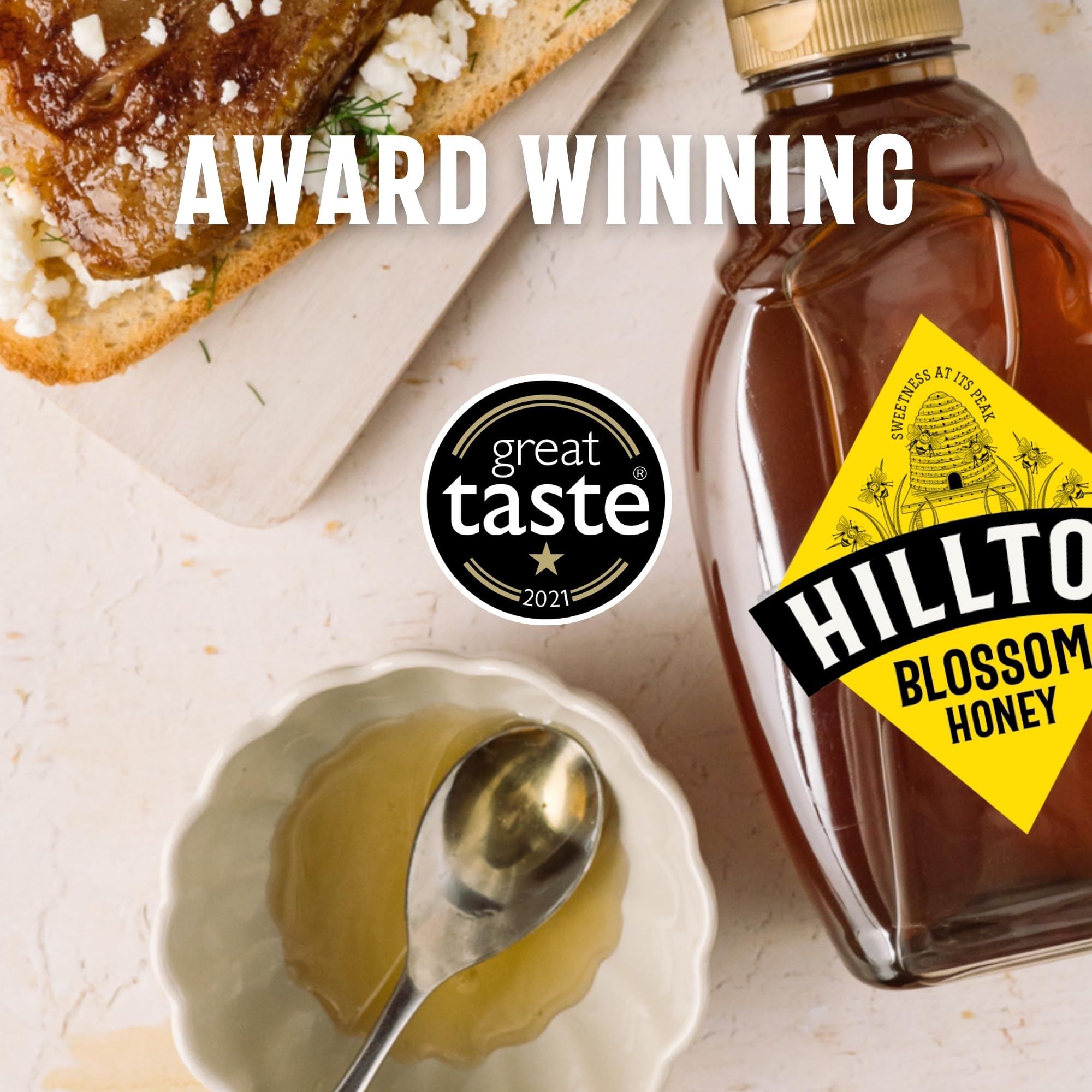 Hilltop Honey Blossom Honey 720g Squeezy Bottle - Pure Natural Honey 7