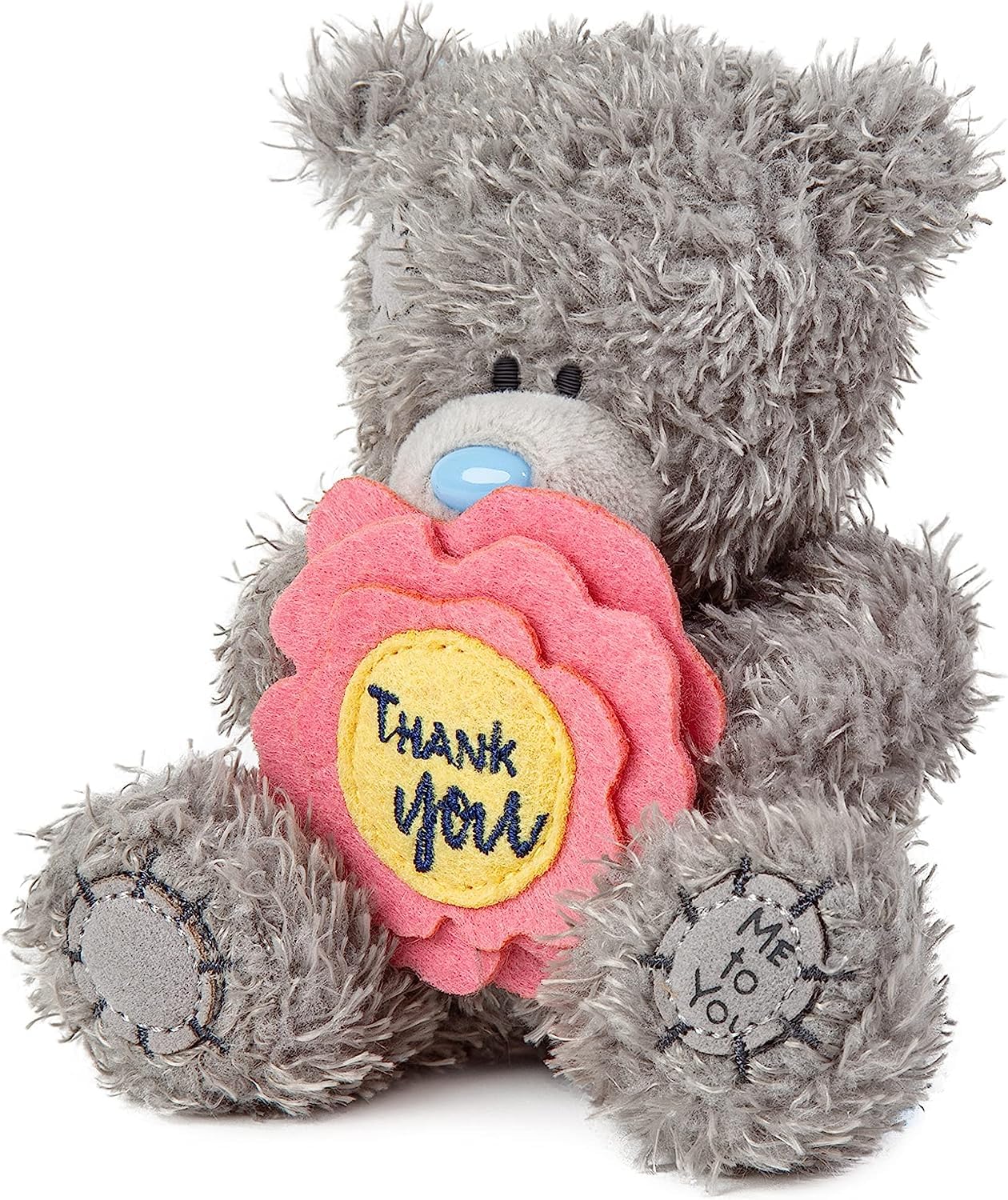 Me to You Tatty Teddy Bear - Thank You Flower | 10cm Height | Unisex Adult 2
