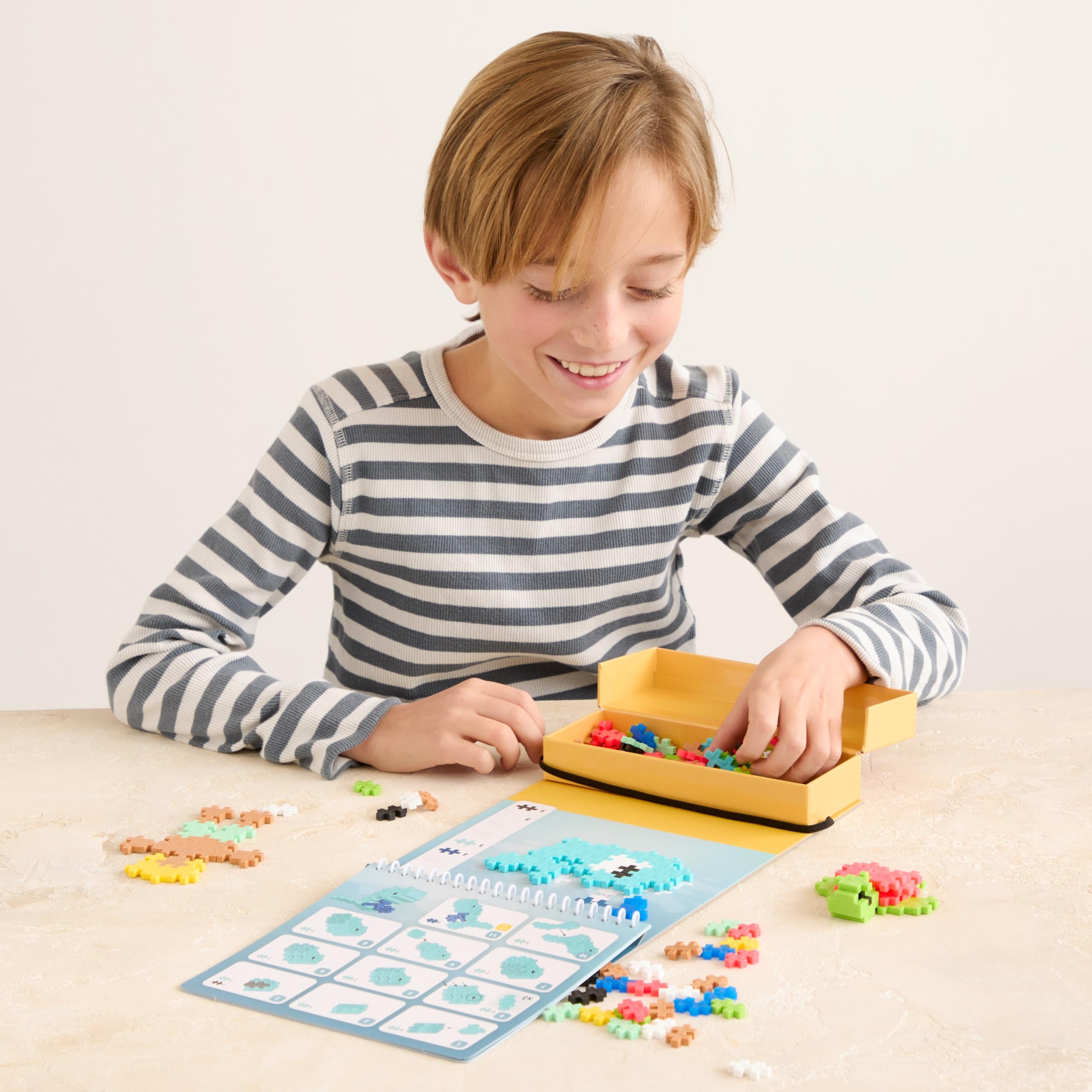 PLUS PLUS Ocean and Marine Animals Activity Block - 125 Pieces | Ages 5-12 | Portable Travel Toy 5