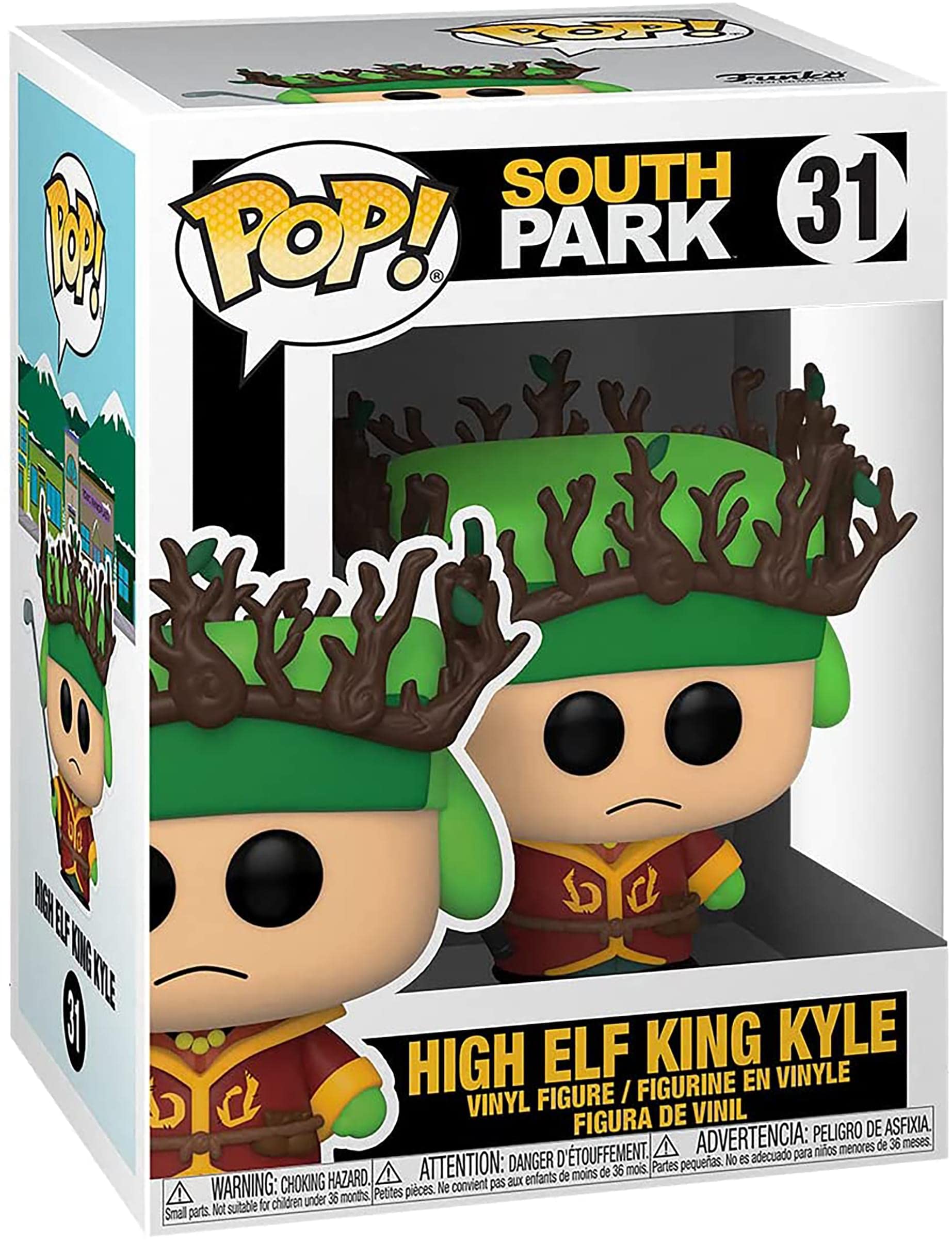 Funko Pop! South Park - High Elf King Kyle Vinyl Figure | Approx. 3.75 in | Model 56172