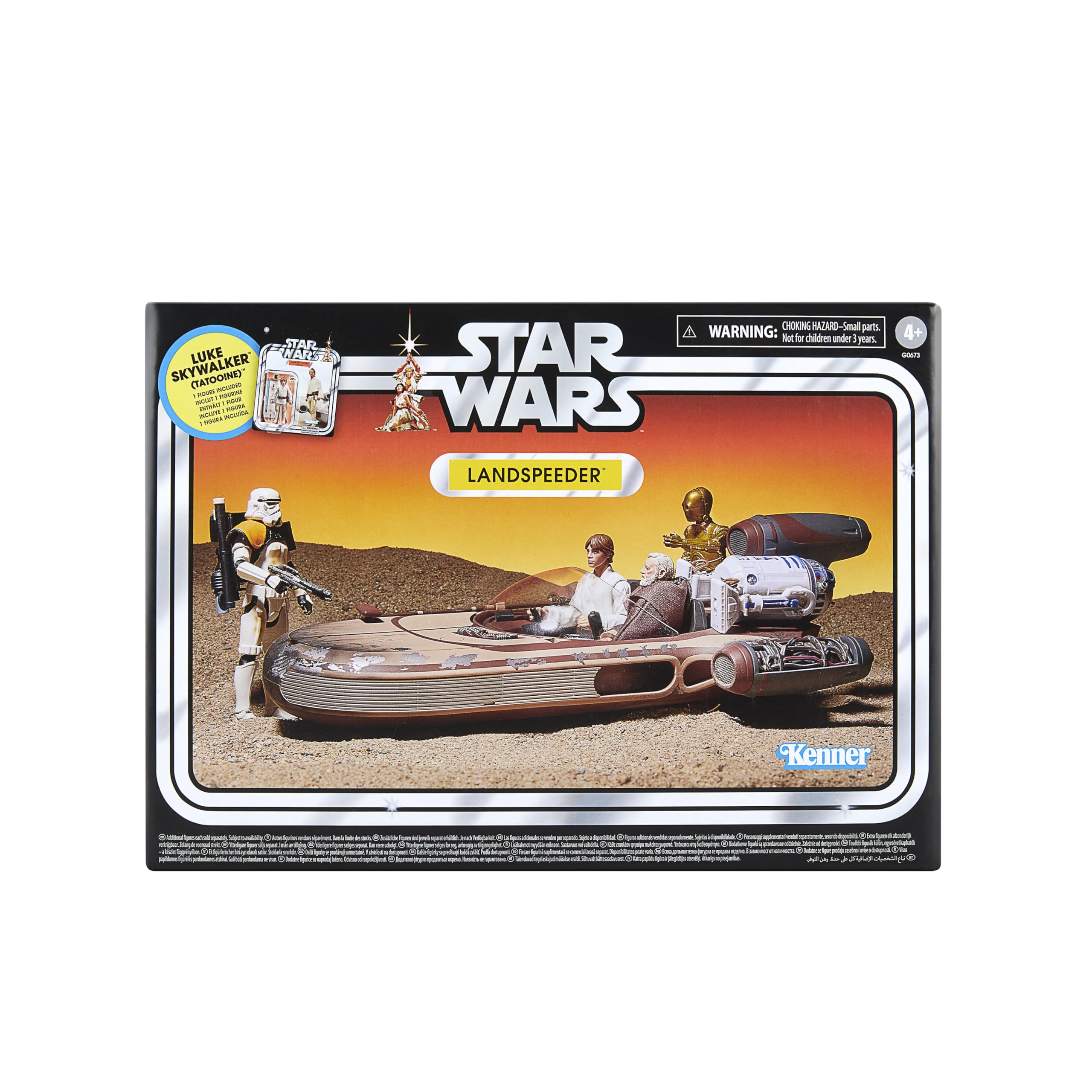 Star Wars The Vintage Collection Landspeeder & Luke Skywalker (Tatooine) - Action Figure with Vehicle for Ages 4+ 1