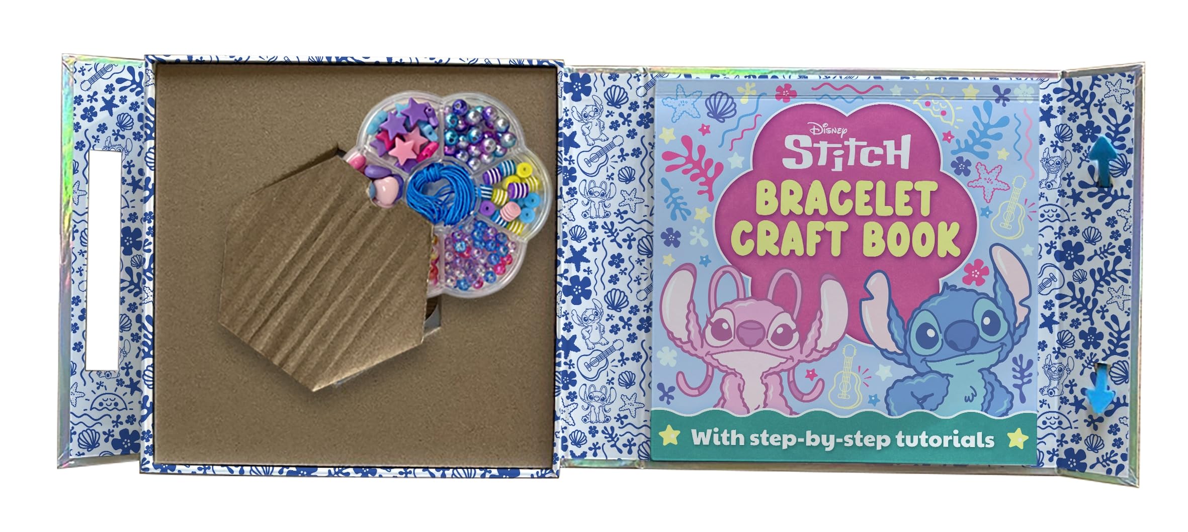 Autumn Disney Stitch Best Friends Activity Book & Bead Kit | Make 12 Bracelets | Multicoloured