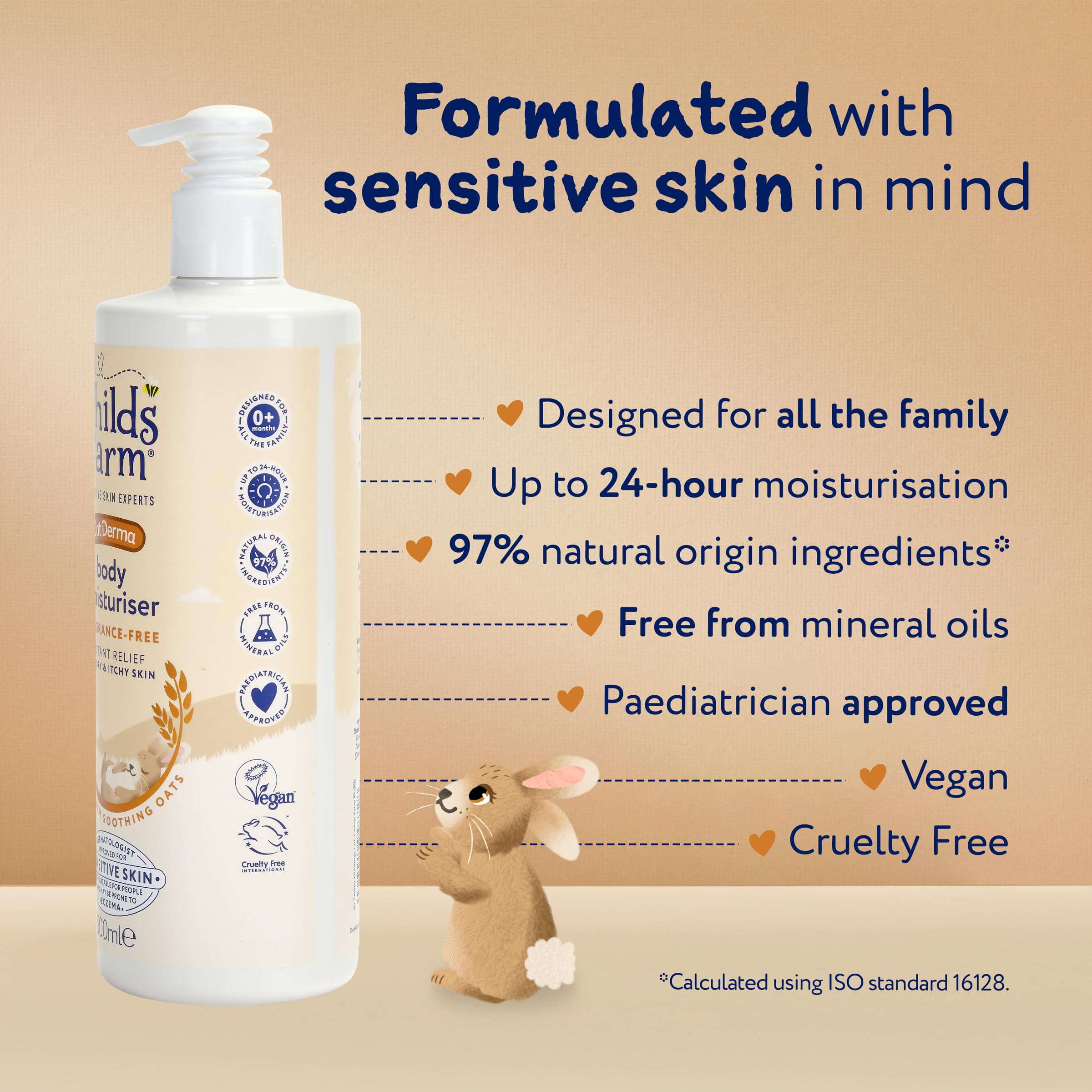 Childs Farm OatDerma Body Moisturiser Cream - Fragrance Free, Soothing Hydration, 500 ml 7