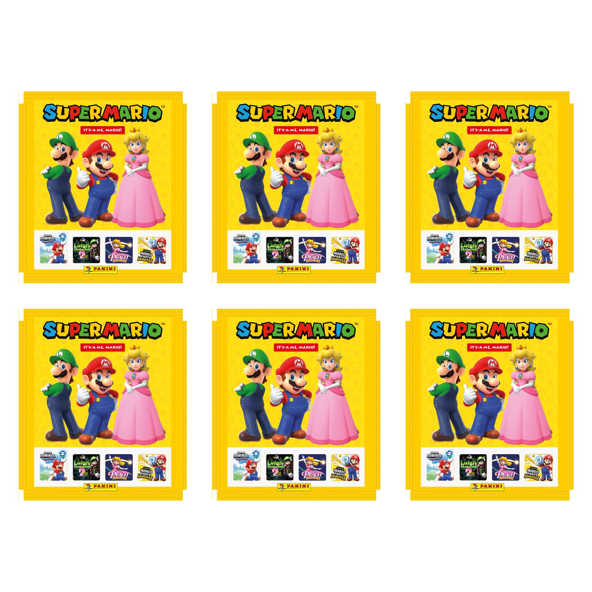 Panini Super Mario It’s-a Me, Mario! Sticker Collection Multipack 5