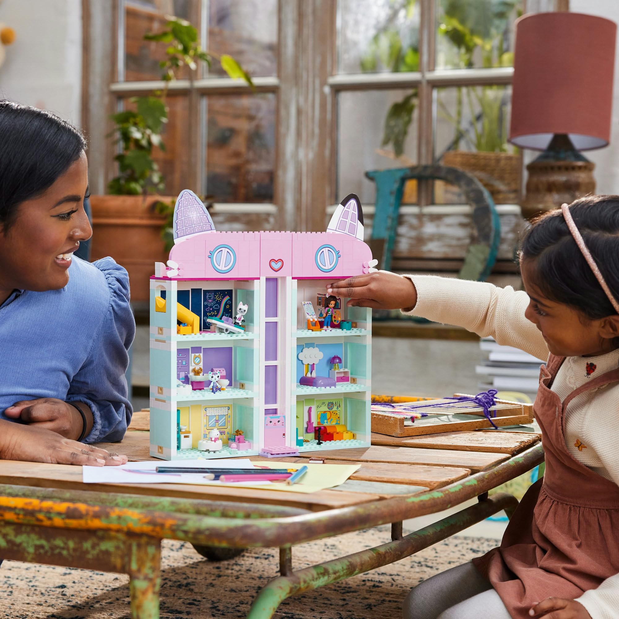 LEGO Gabby's Dollhouse 10788 - 4-Floor Dollhouse with 4 Figures | Ages 4+