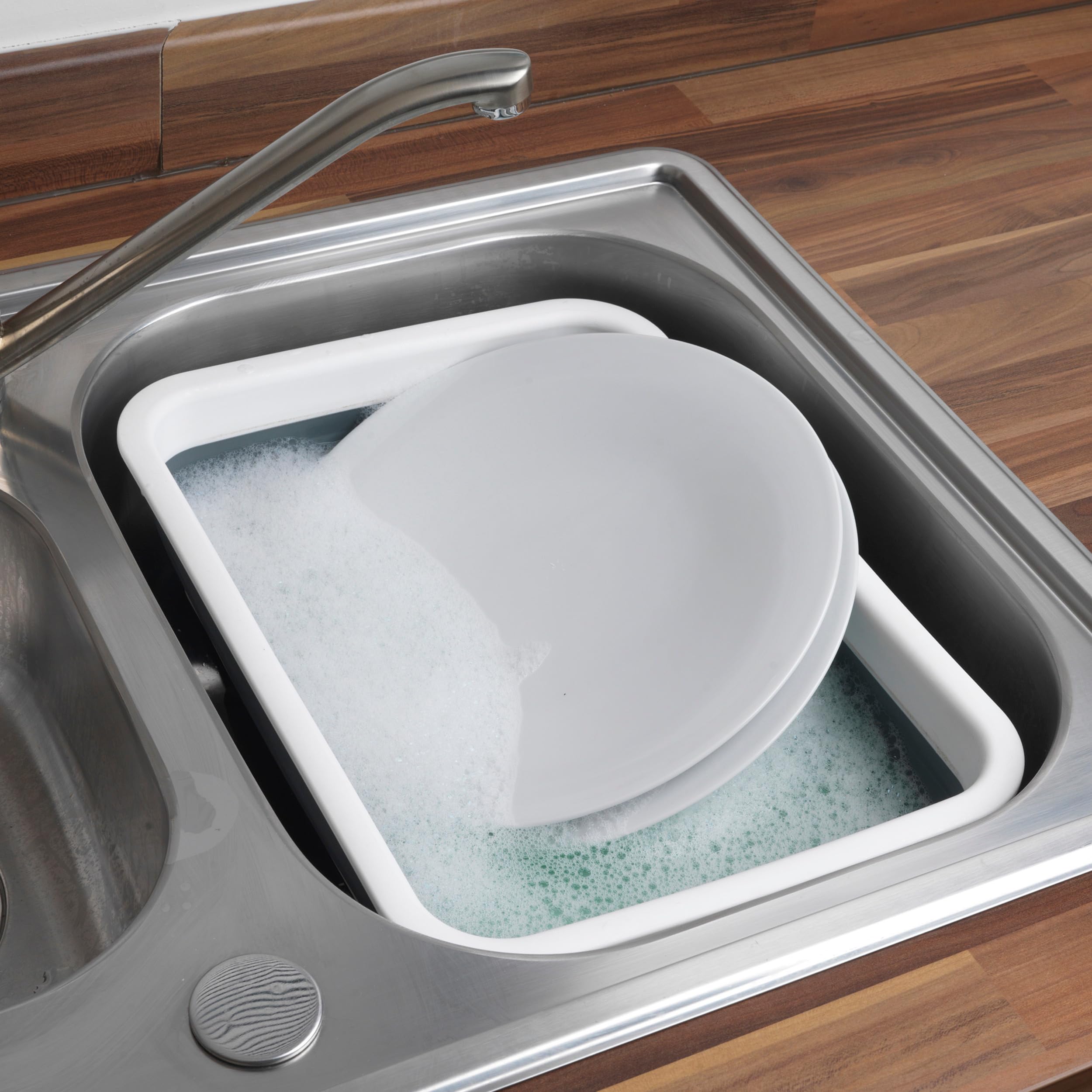 Beldray LA030191GRY Collapsible Washing Up Bowl - Foldable Dish Basin | Compact Storage | Grey 6