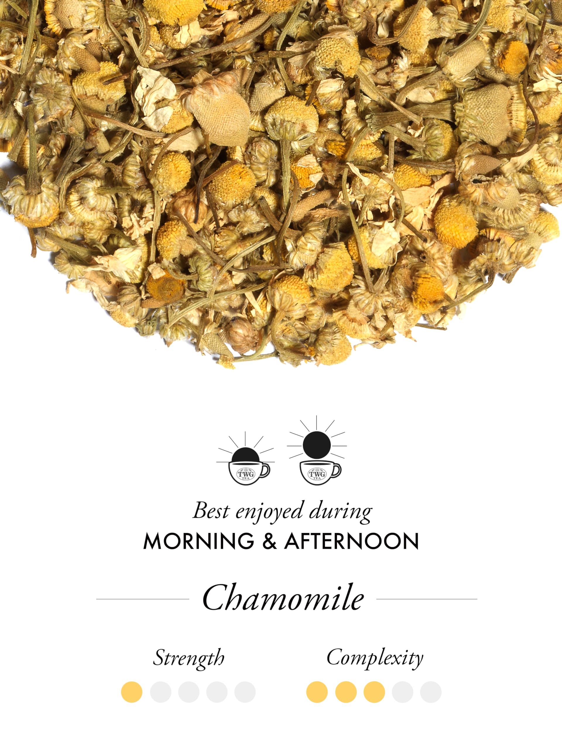 TWG Tea Chamomile Herbal Tea | Decaffeinated & Theine-Free | 15 Hand-Sewn Cotton Teabags 5