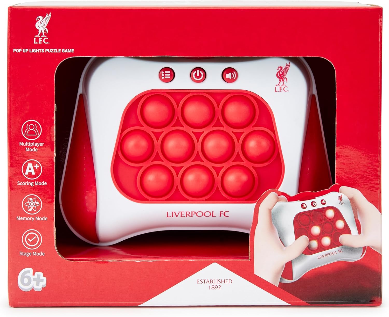Liverpool FC Pop It Electric - Pop Up Lights Puzzle Game (TOYPUPLIV) 7
