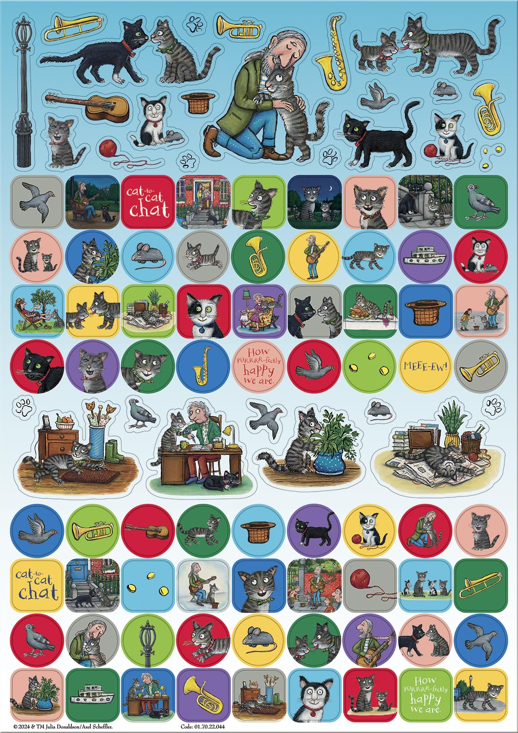 Paper Projects - Tabby McTat Mega Sticker Pack with 130 Reusable Stickers 3