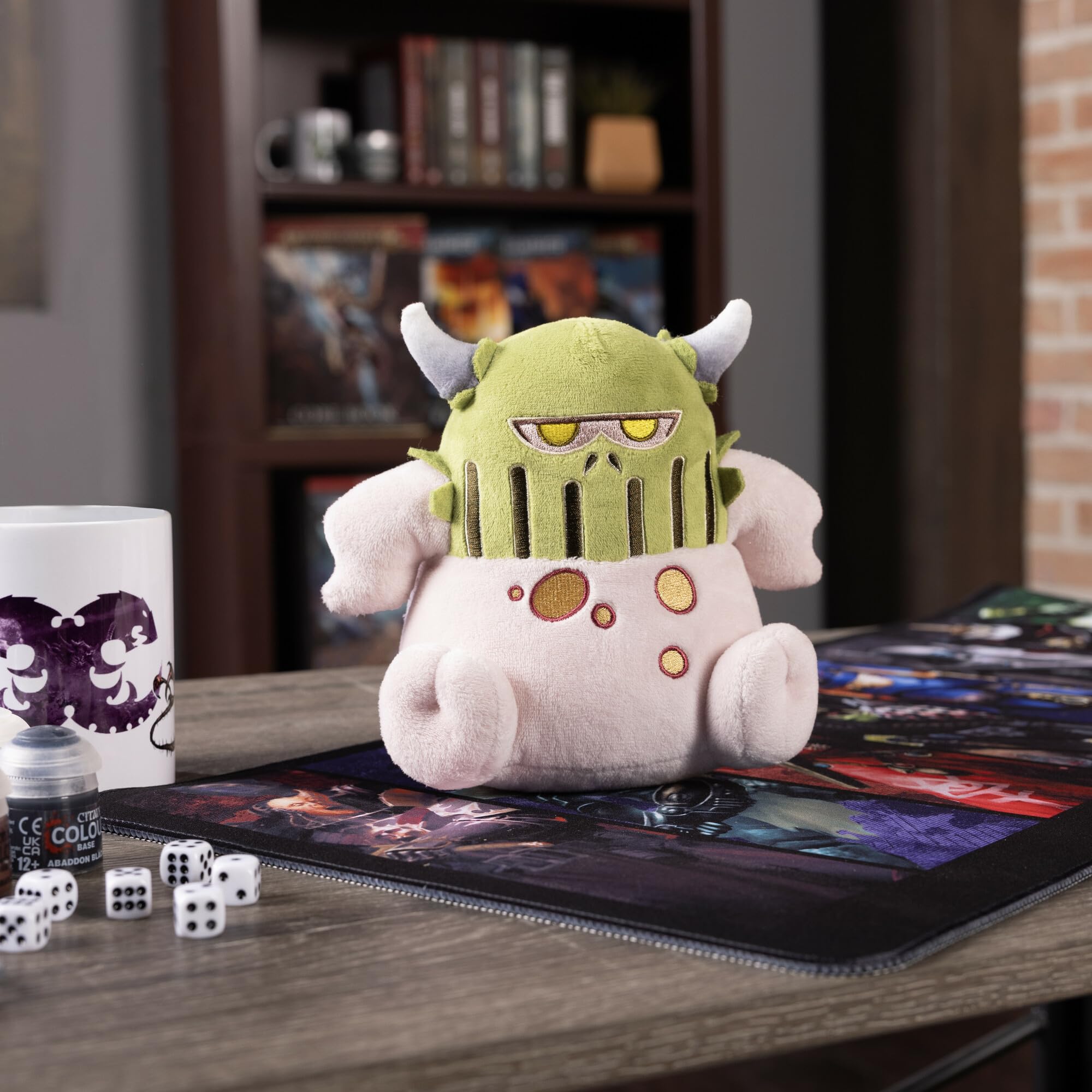 TOMY Warhammer 40K Sassy Nurgling Collectible Plush Toy 8