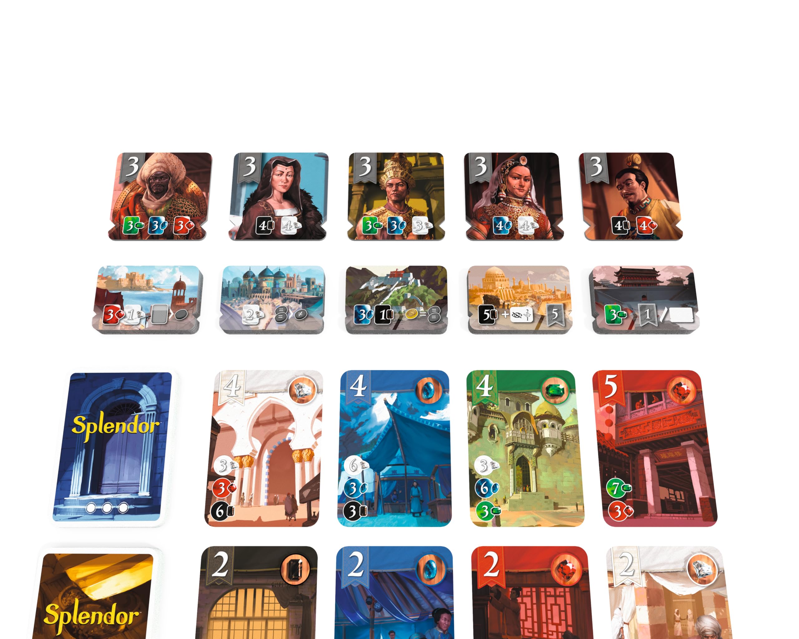 SPACE Cowboys Splendor: The Silk Road Expansion Card Game | Age 10+ | Multicoloured 2