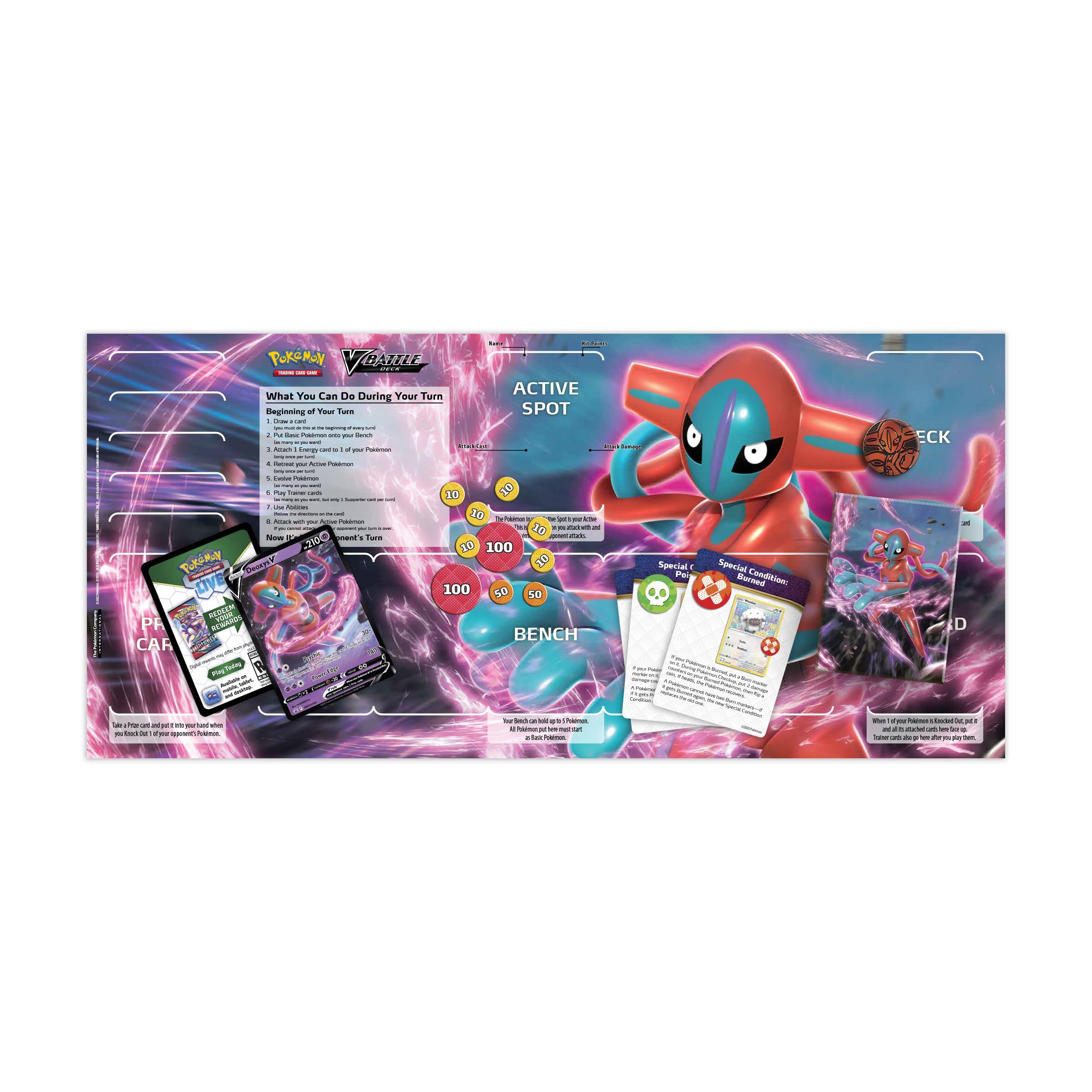 Pokémon TCG: Deoxys V Battle Deck - Ready to Play 60-Card Deck | English | Ages 6+ 6