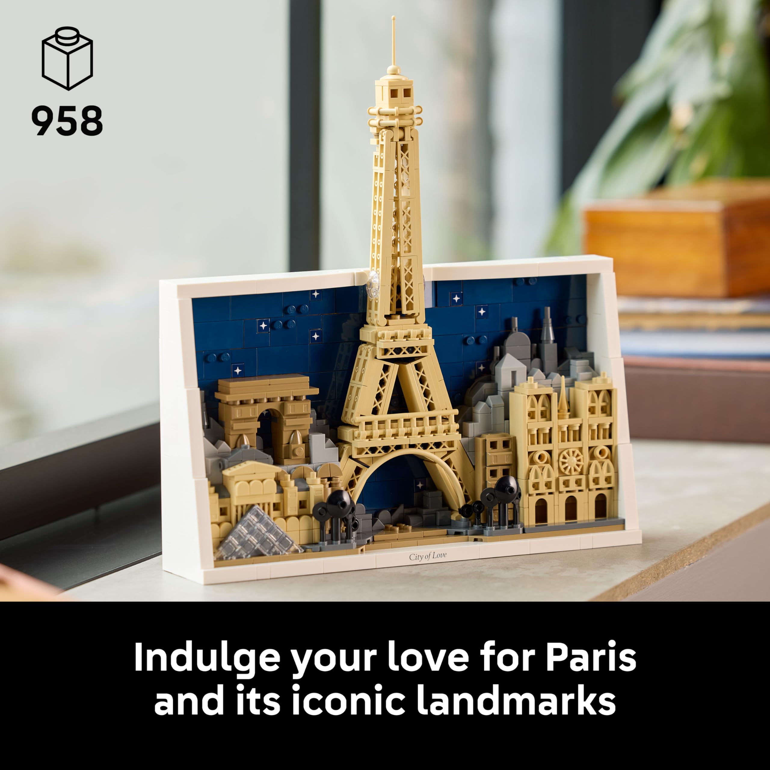 LEGO Architecture Paris – City of Love 21064 Building Set for Adults | Displayable Wall Art 2