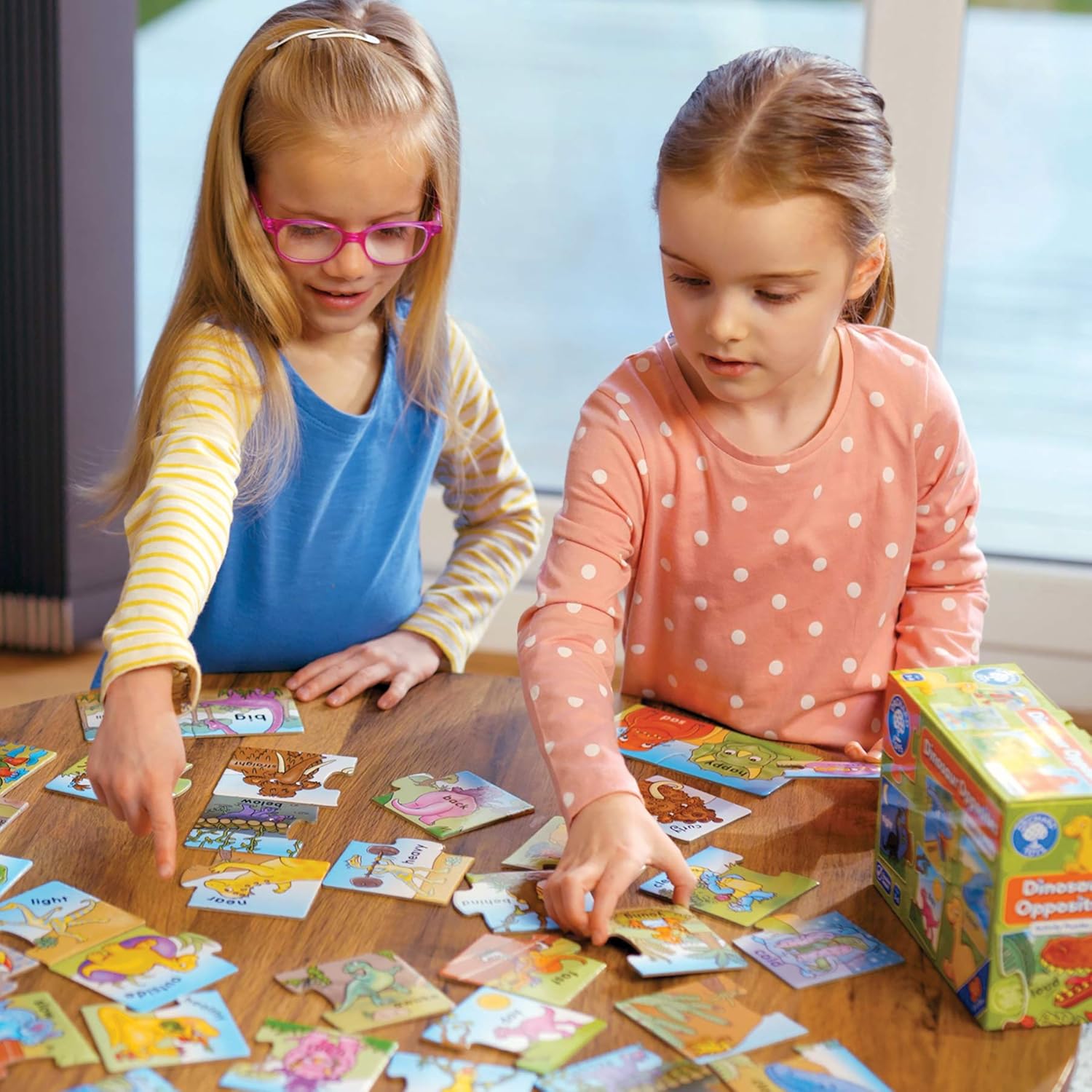 Orchard Toys Dinosaur Opposites Activity Puzzles - 20 Two-Piece Educational Puzzles for Ages 3-6 5