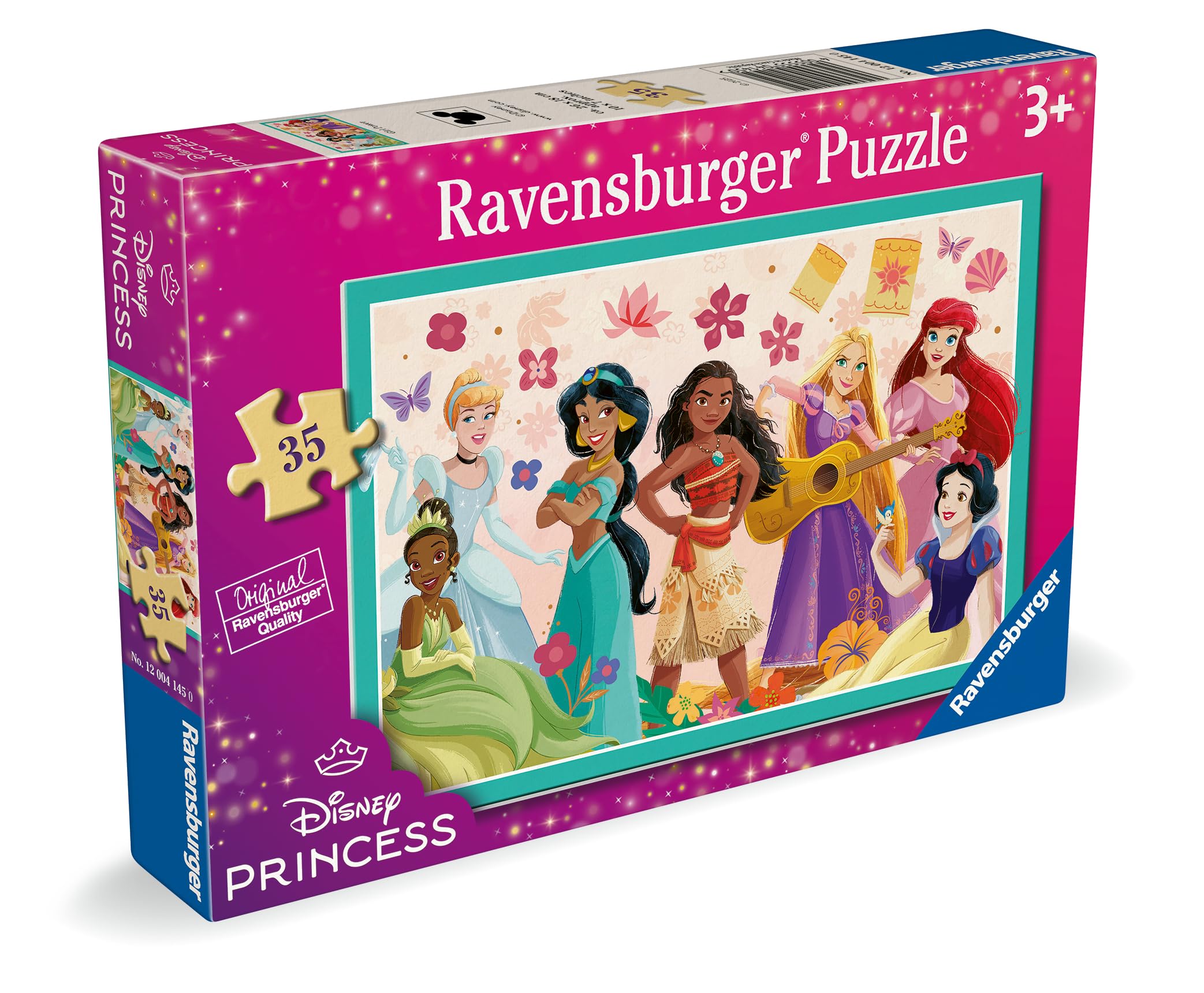 Ravensburger Disney Princess Jigsaw Puzzle - 35 Pieces for Ages 3+ | Glare-Free Finish