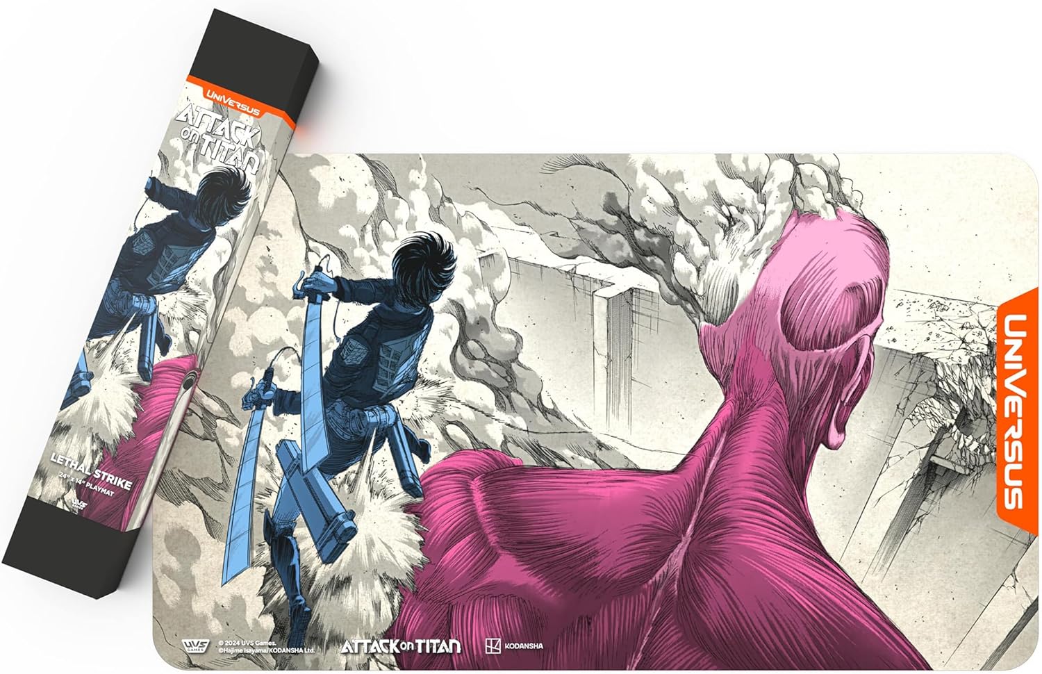 UniVersus Attack on Titan: Origins of Power Lethal Strike Playmat 24 x 14 3