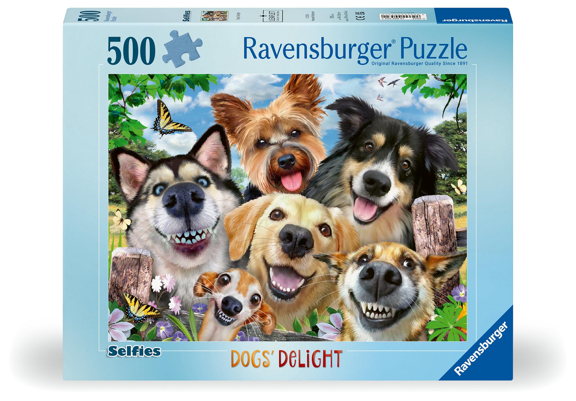 Ravensburger Selfies Dogs Delight 500-Piece Jigsaw Puzzle 5