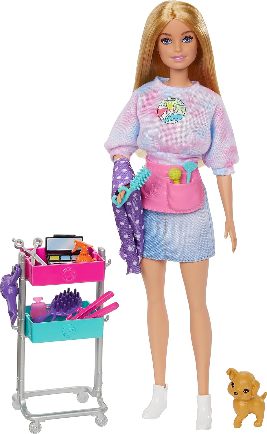 Barbie "Malibu" Stylist Doll & 14-Piece Hair & Makeup Playset - Role Play for Kids 3+ 1
