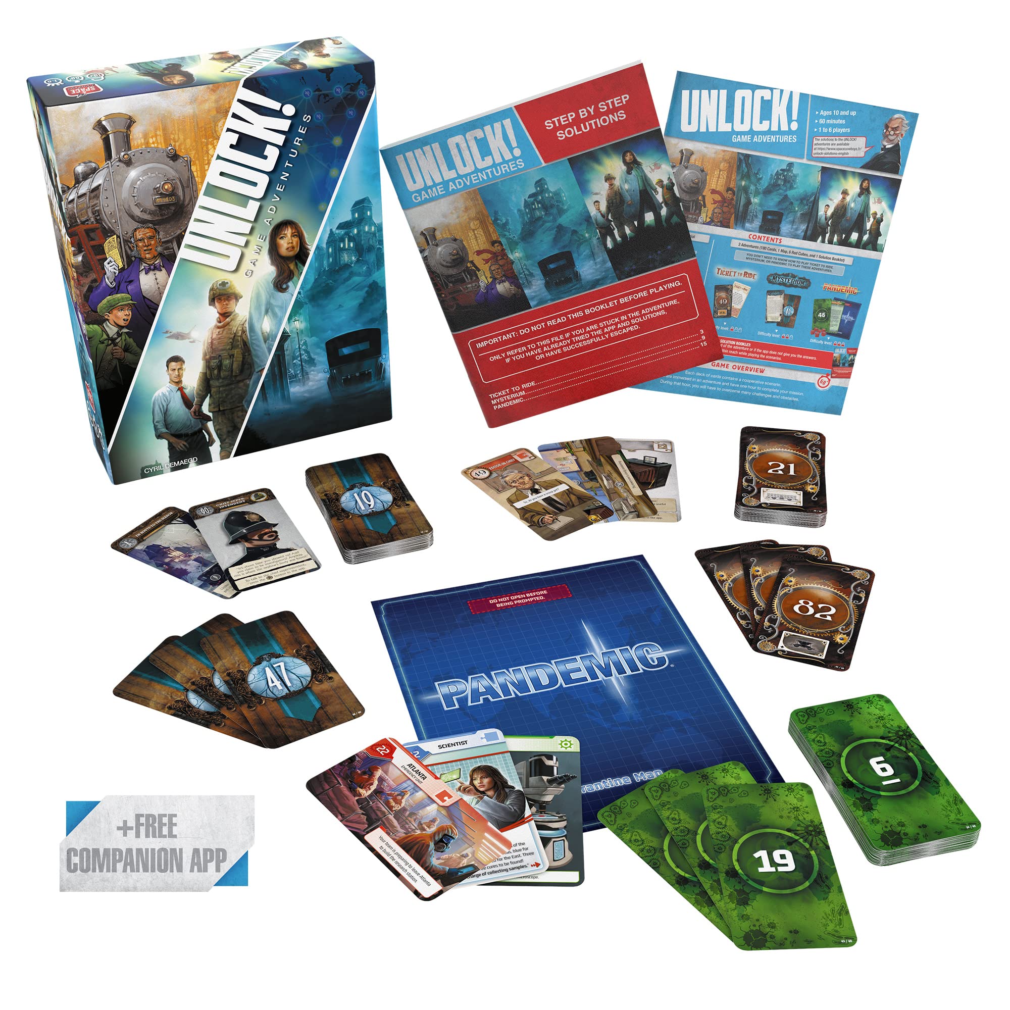 Space Cowboys Unlock! Game Adventures Board Game 5