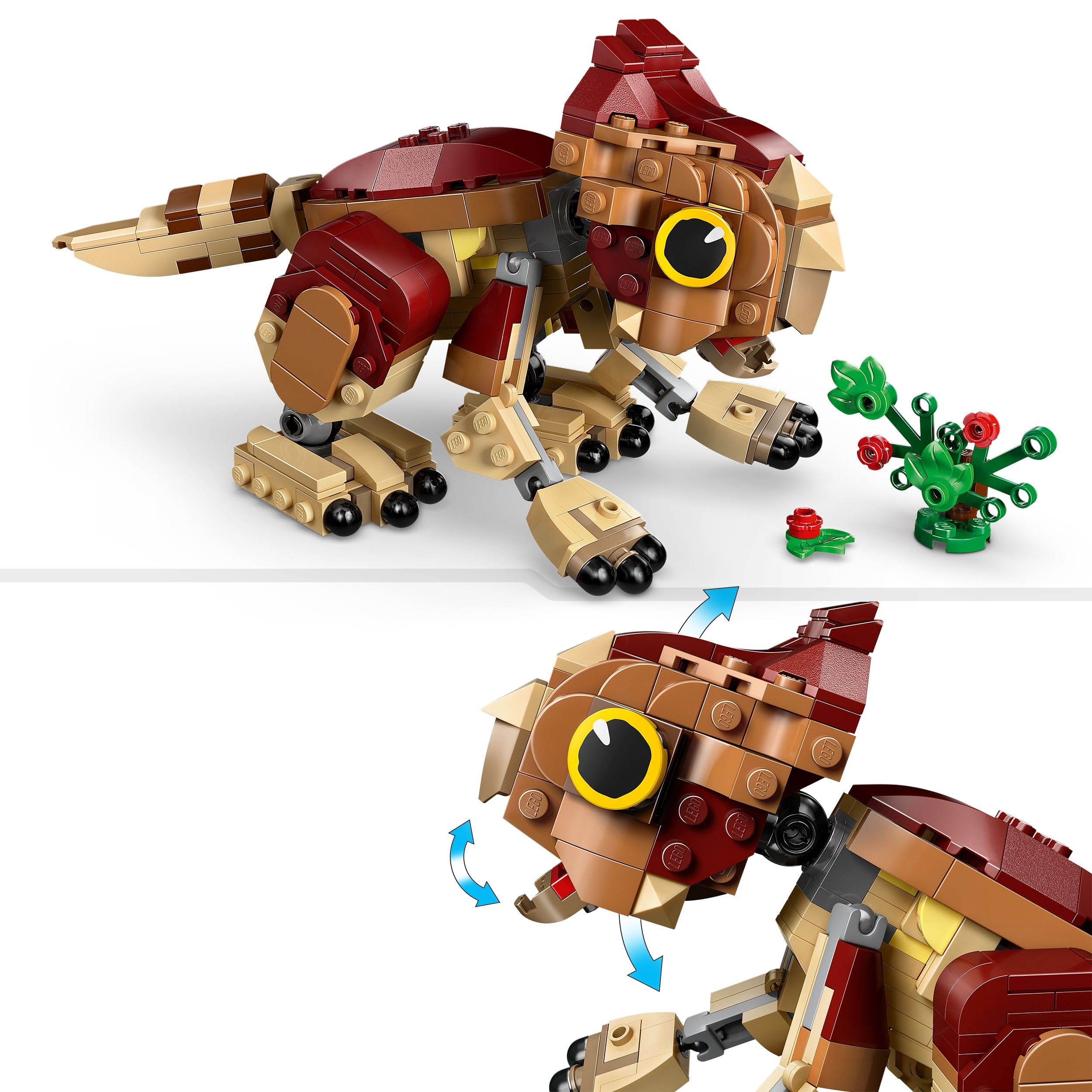 LEGO Jurassic World Baby Dinosaur Dolores: Aquilops - Building Playset for 7+ 3