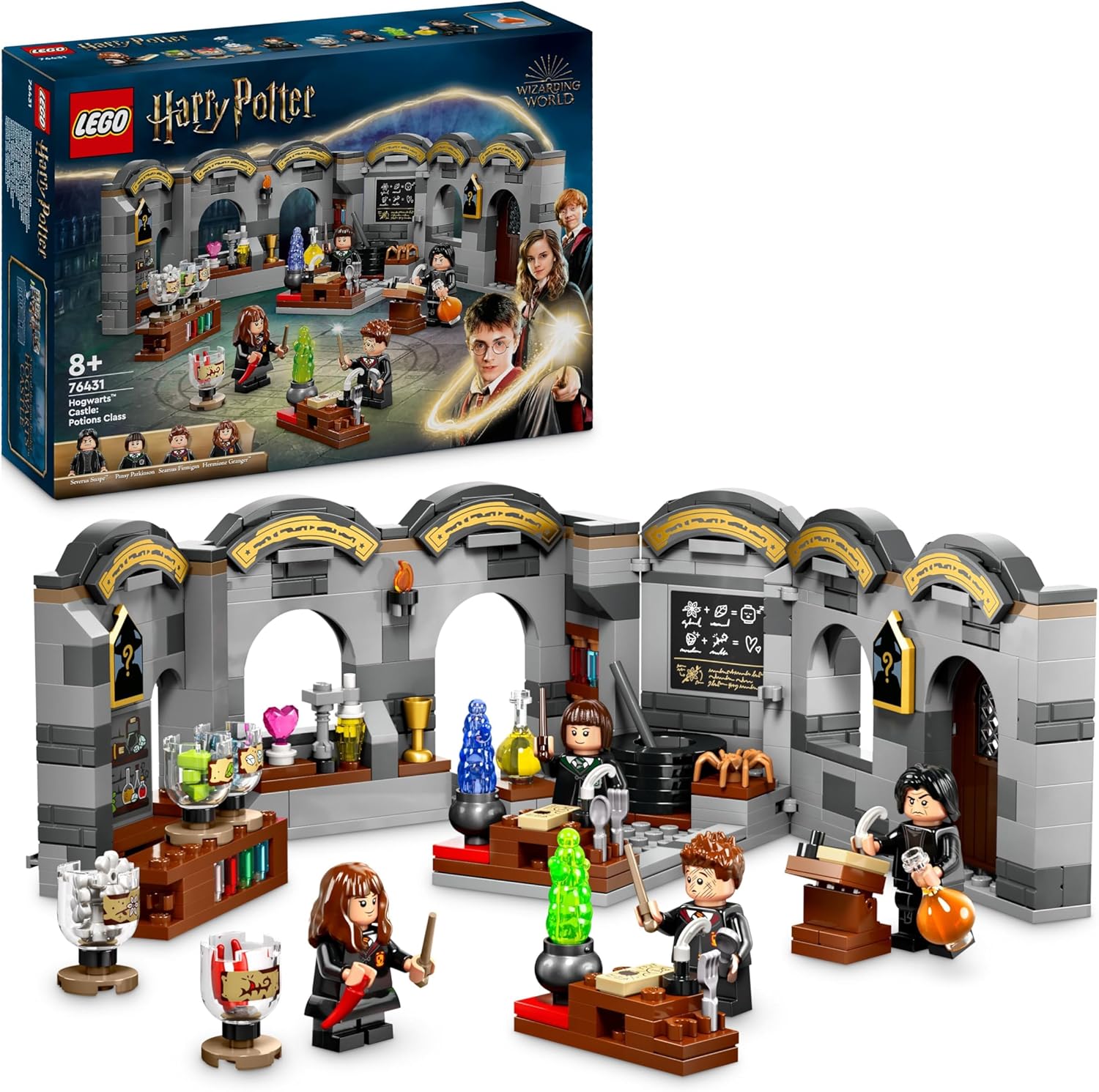LEGO Harry Potter Hogwarts Castle: Potions Class Set - 397-Piece Building Playset for Ages 8+ 1