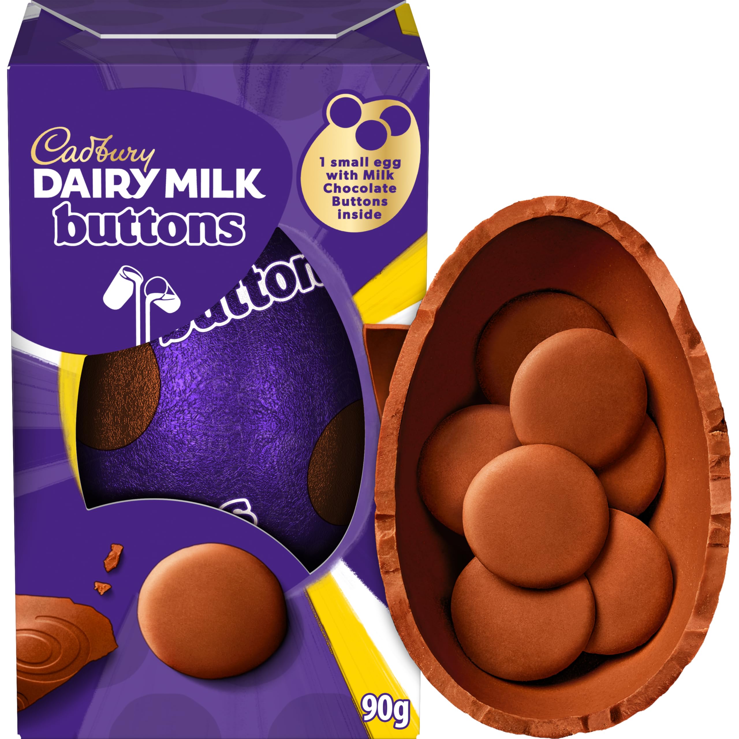 Cadbury Dairy Milk Buttons Easter Egg with Small Egg | 90g