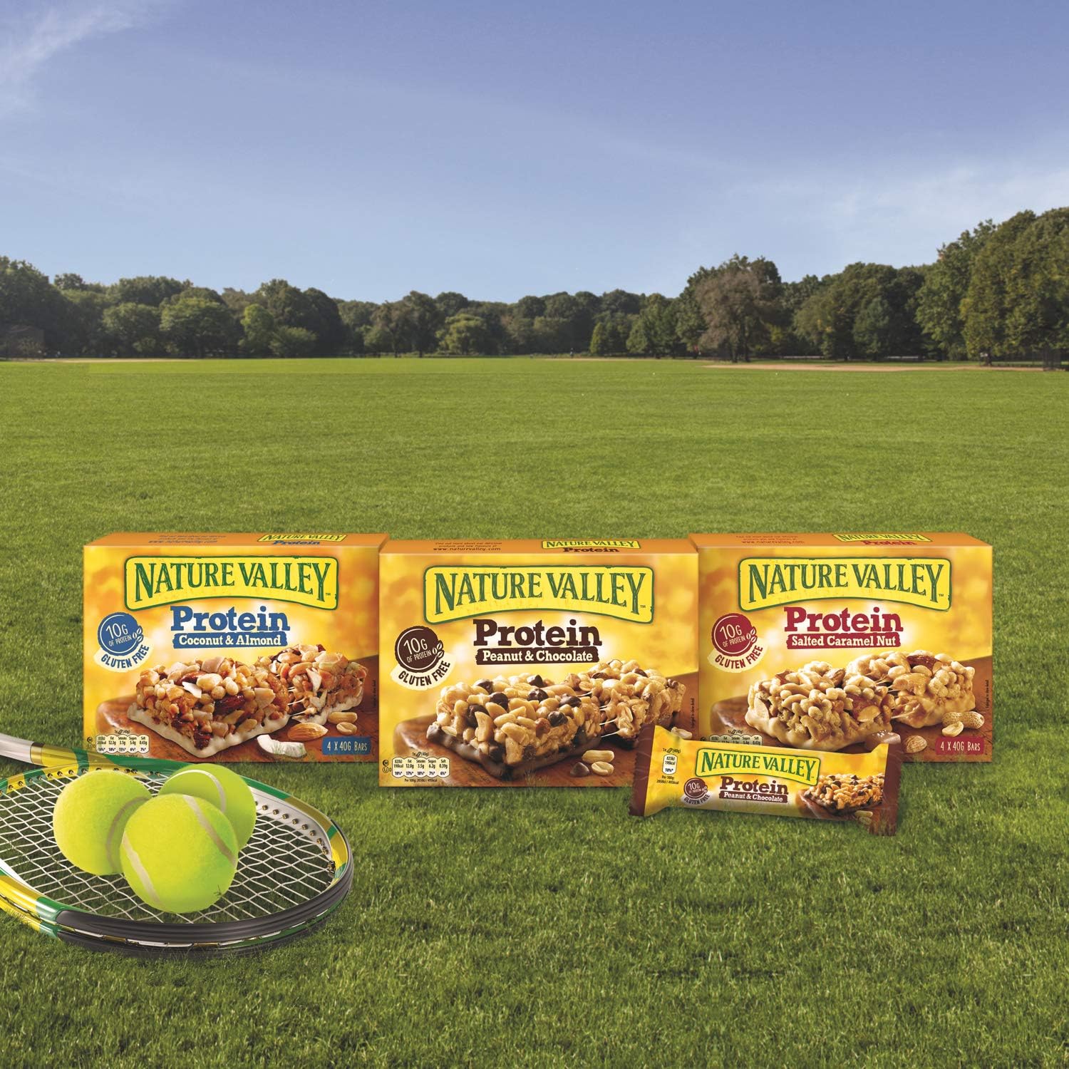 Nature Valley Protein Peanut & Chocolate Gluten Free Cereal Bars 26 x 40g 5