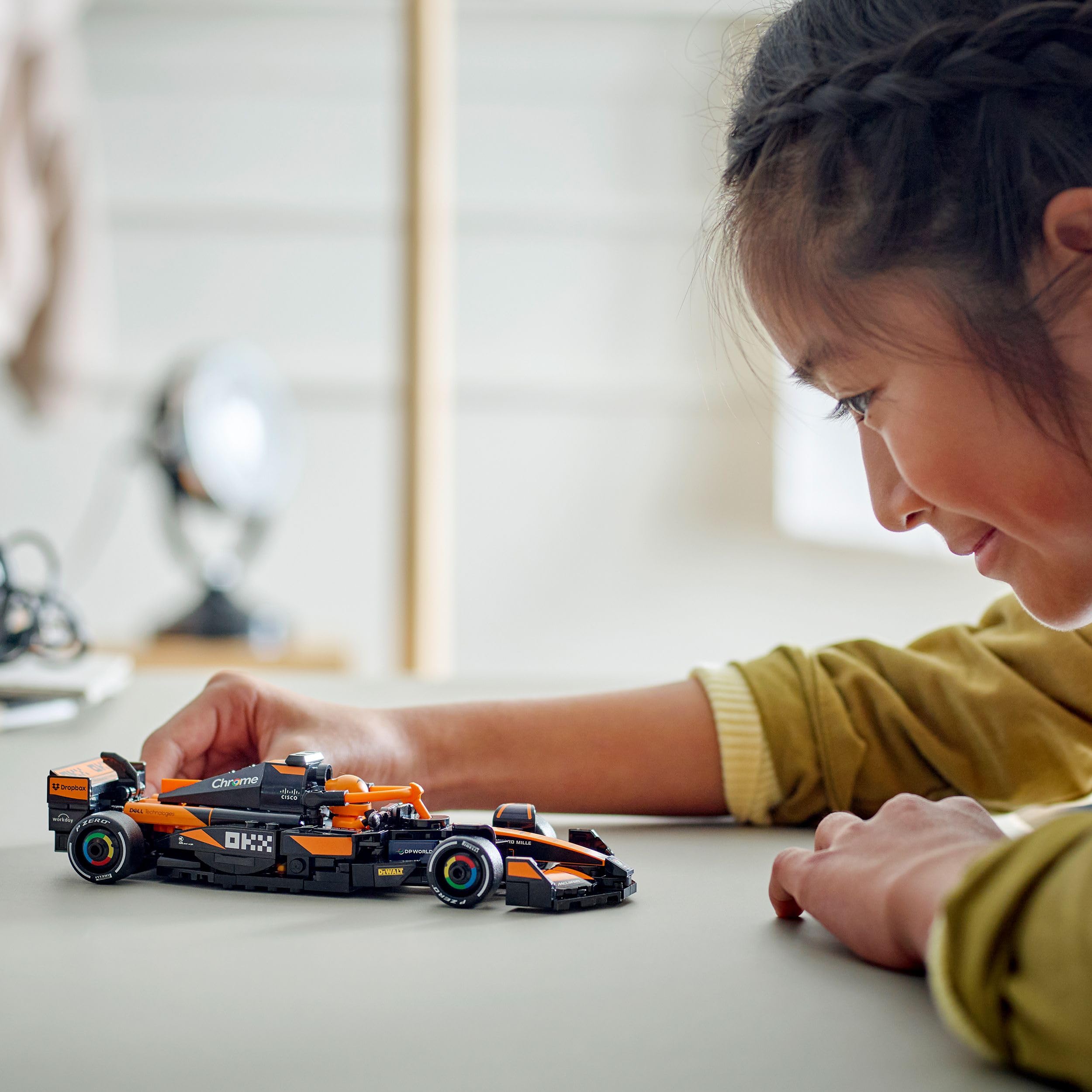 LEGO Speed Champions McLaren F1 Team MCL38 Race Car Toy with Collectible Driver Minifigure - Building Set for 10+ 2