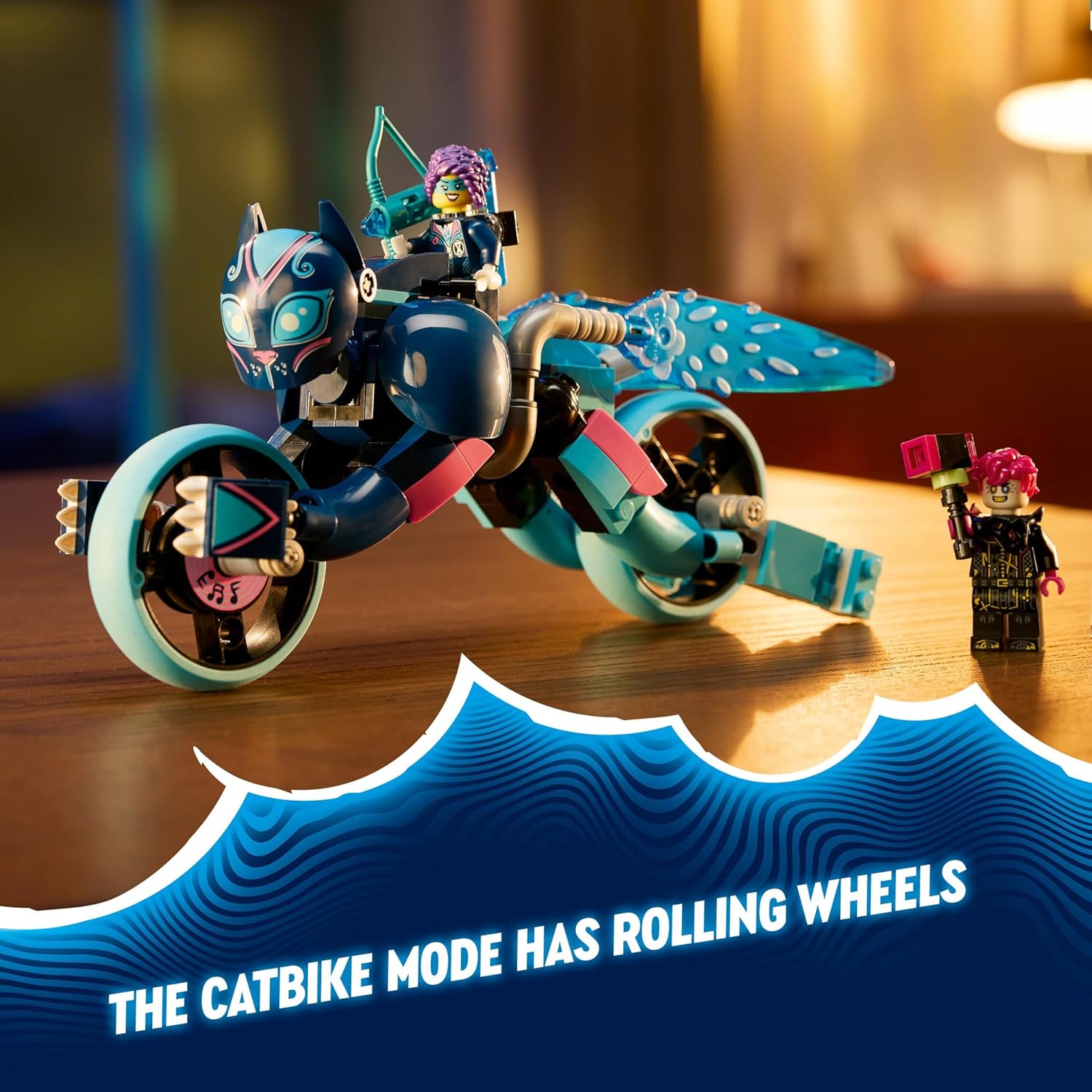 LEGO DREAMZzz Zoey’s Cat Motorcycle Set - Rebuildable Catbike Toy for Kids 7+ 2