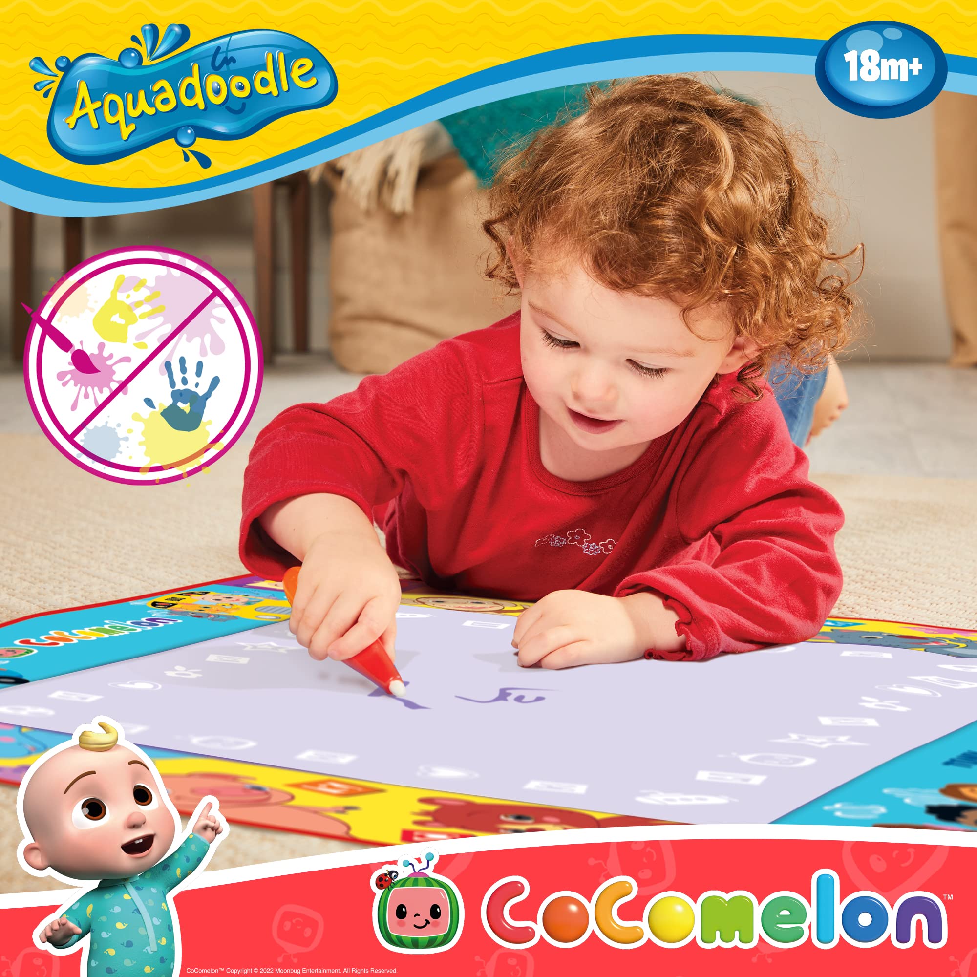 Aquadoodle Cocomelon Doodle Mat - Mess-Free Water Drawing Toy for Toddlers 18m+ 10