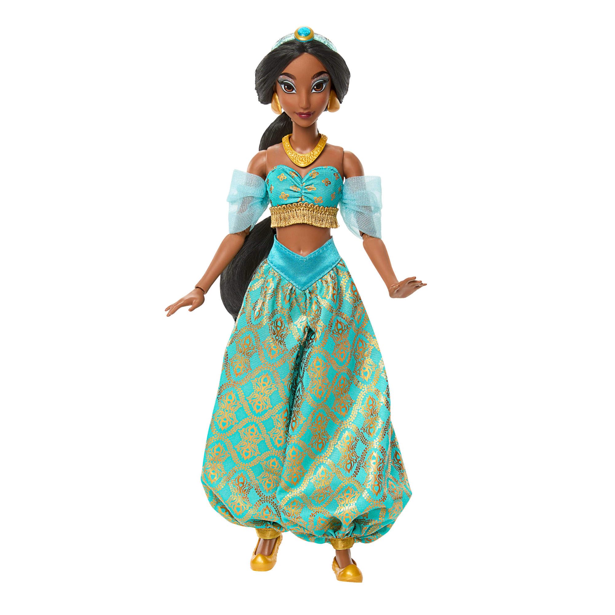 Mattel Disney Princess Jasmine Sparkling Princess Fashion Doll with Removable Outfit | Ages 4+