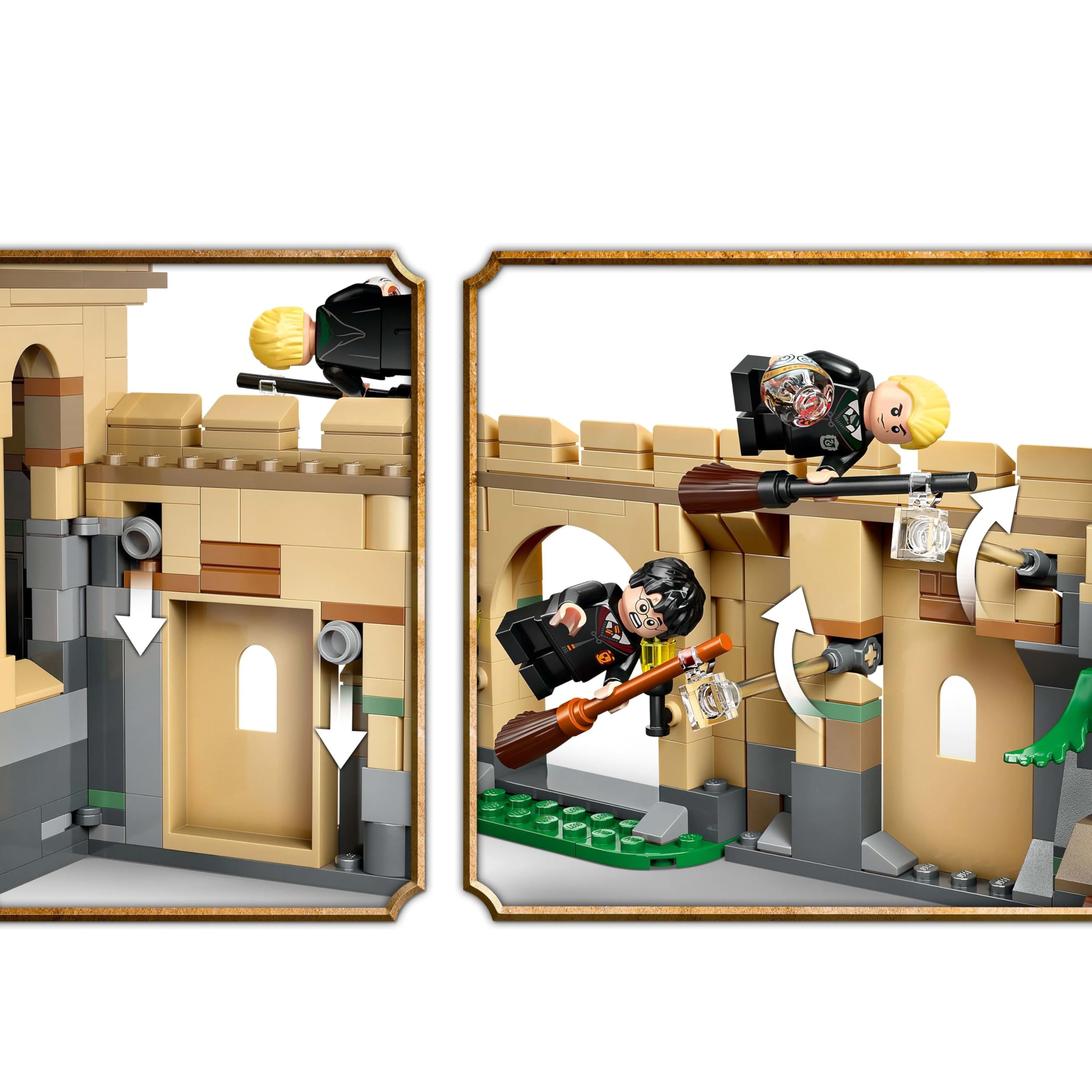 LEGO Harry Potter Hogwarts Castle: Flying Lessons Set - 651-Piece Building Playset for Ages 9+ 3