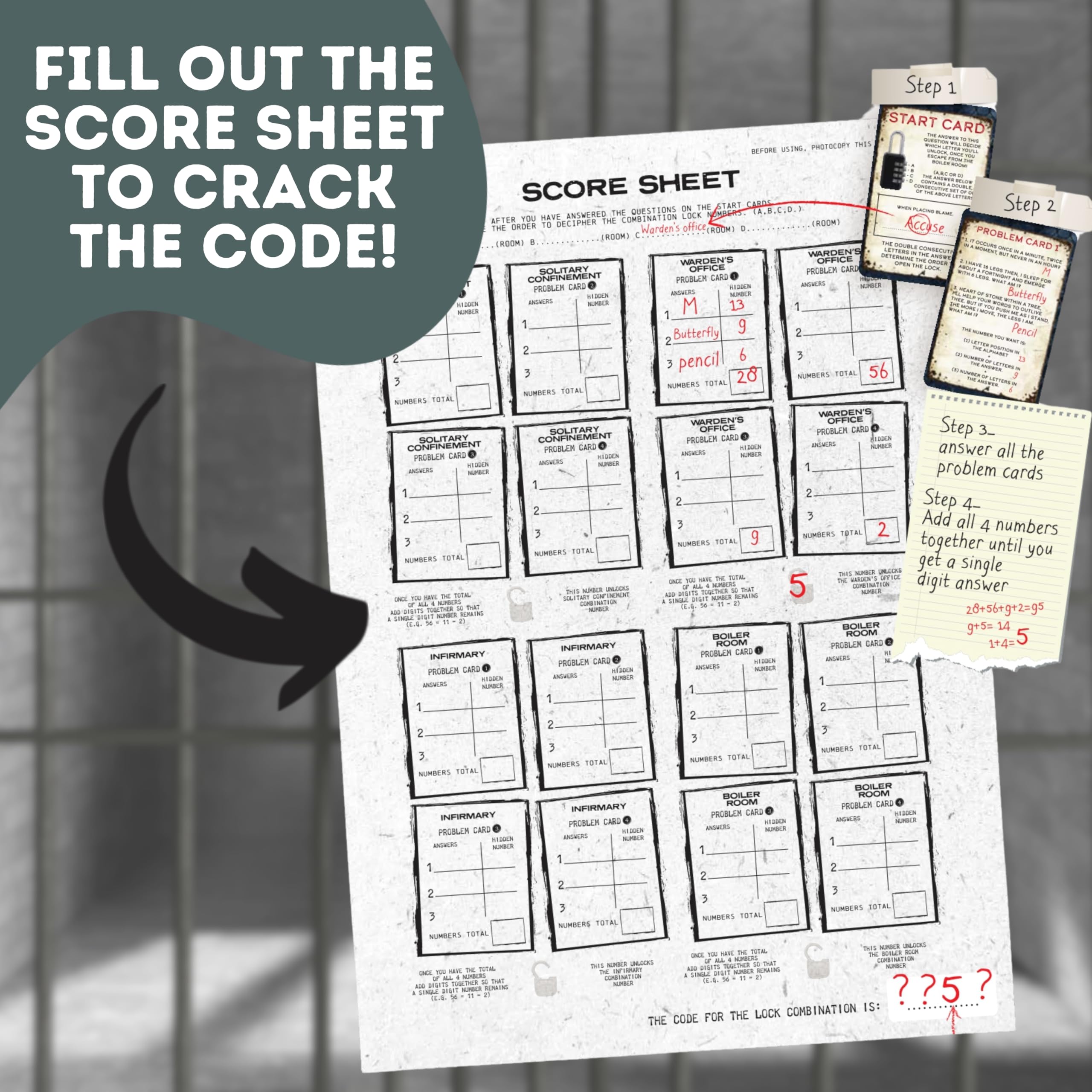 Boxer Gifts Phone Escape Room Game - Solve the Puzzle, Escape from Prison, Family Challenge for Kids Ages 8+ 10