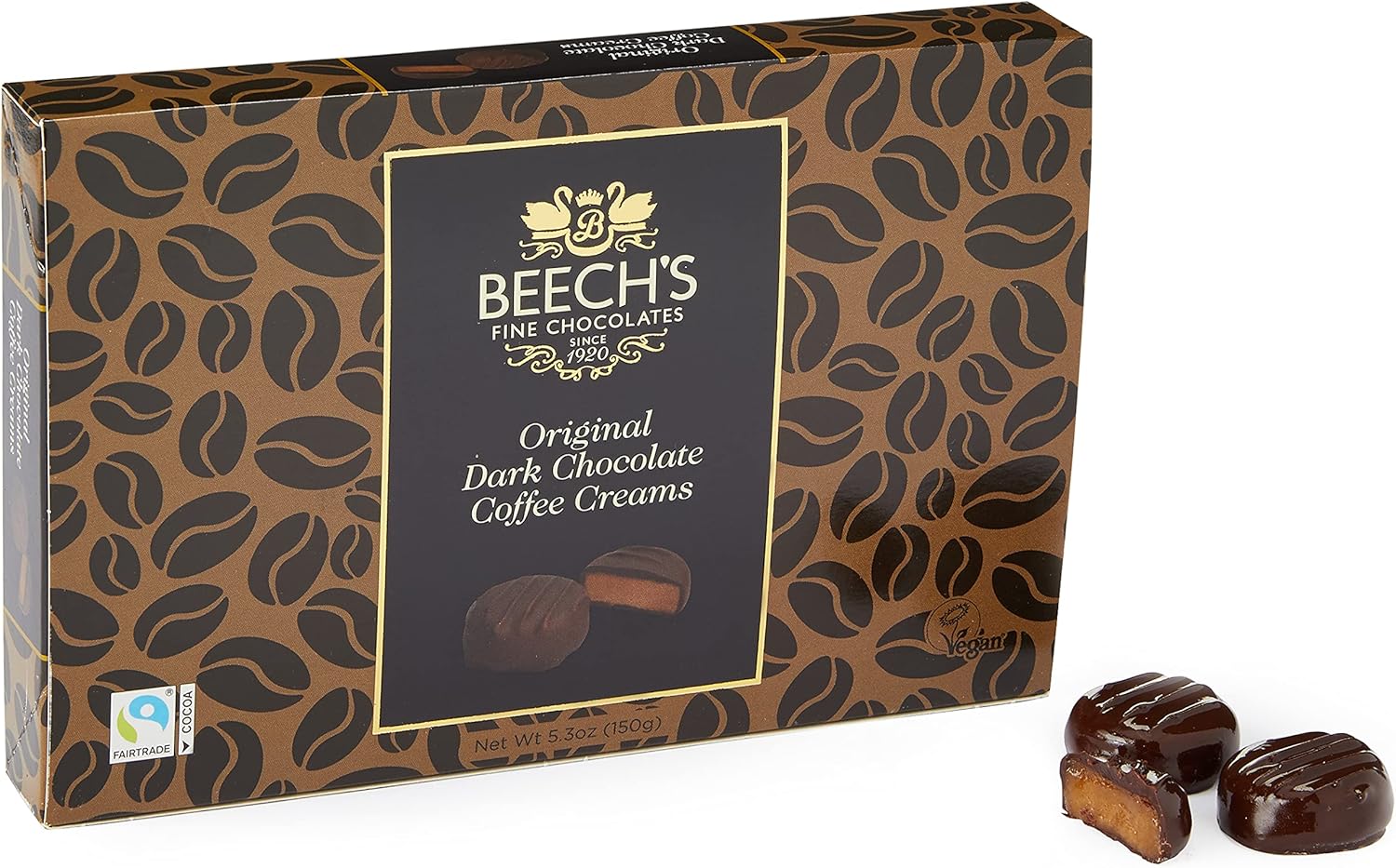 BEECH'S Dark Coffee Creams 150g - Smooth Dark Chocolate with Rich Coffee Creamy Centre 1