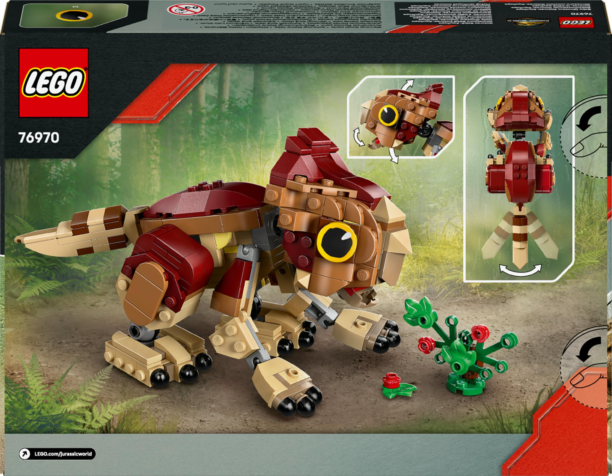 LEGO Jurassic World Baby Dinosaur Dolores: Aquilops - Building Playset for 7+ 7