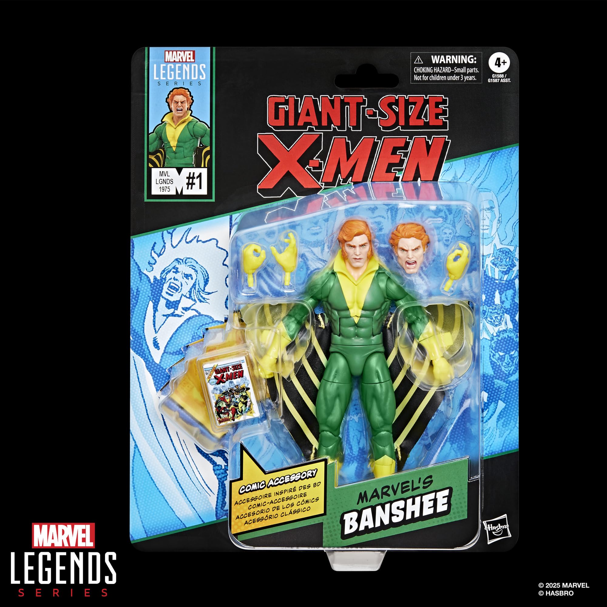 Marvel Legends Series Banshee Action Figure - 6-Inch Collectible with Articulation & Accessories 9