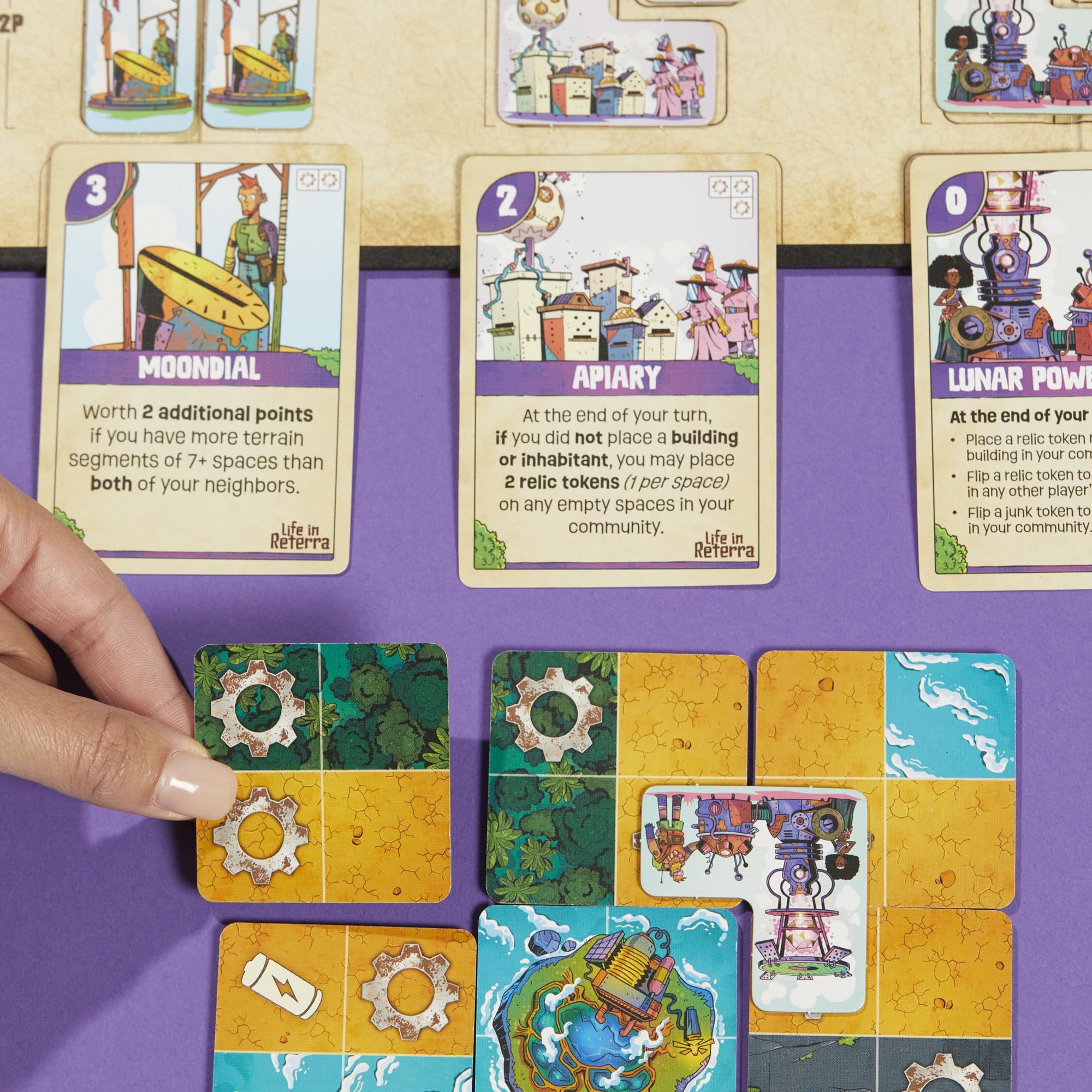 Hasbro Gaming Life in Reterra Moonrise Expansion Board Game | Ages 10+ | 2-4 Players | Fantasy 3