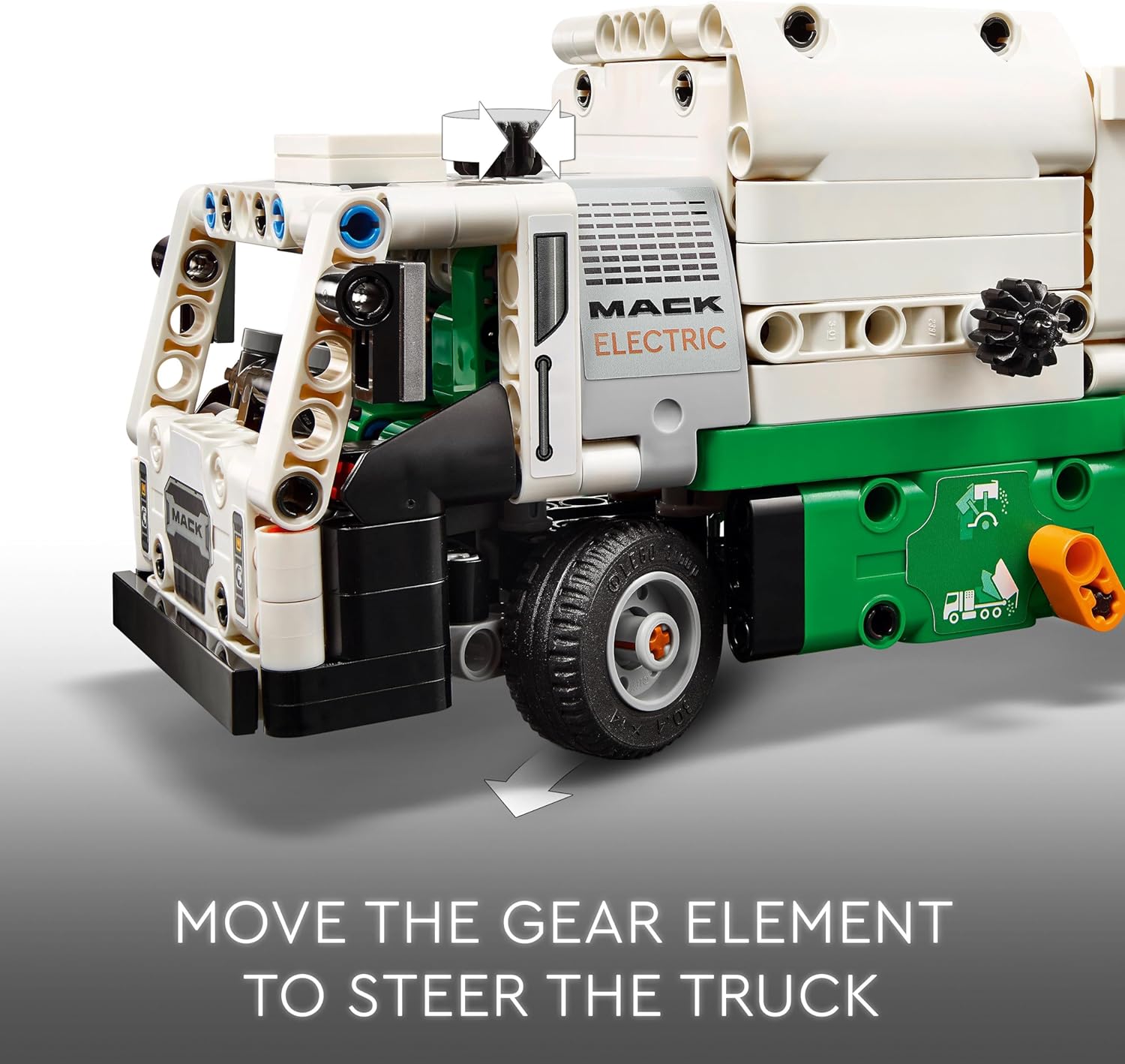 LEGO Technic Mack LR Electric Garbage Truck - Building Set for Kids 8+ 7