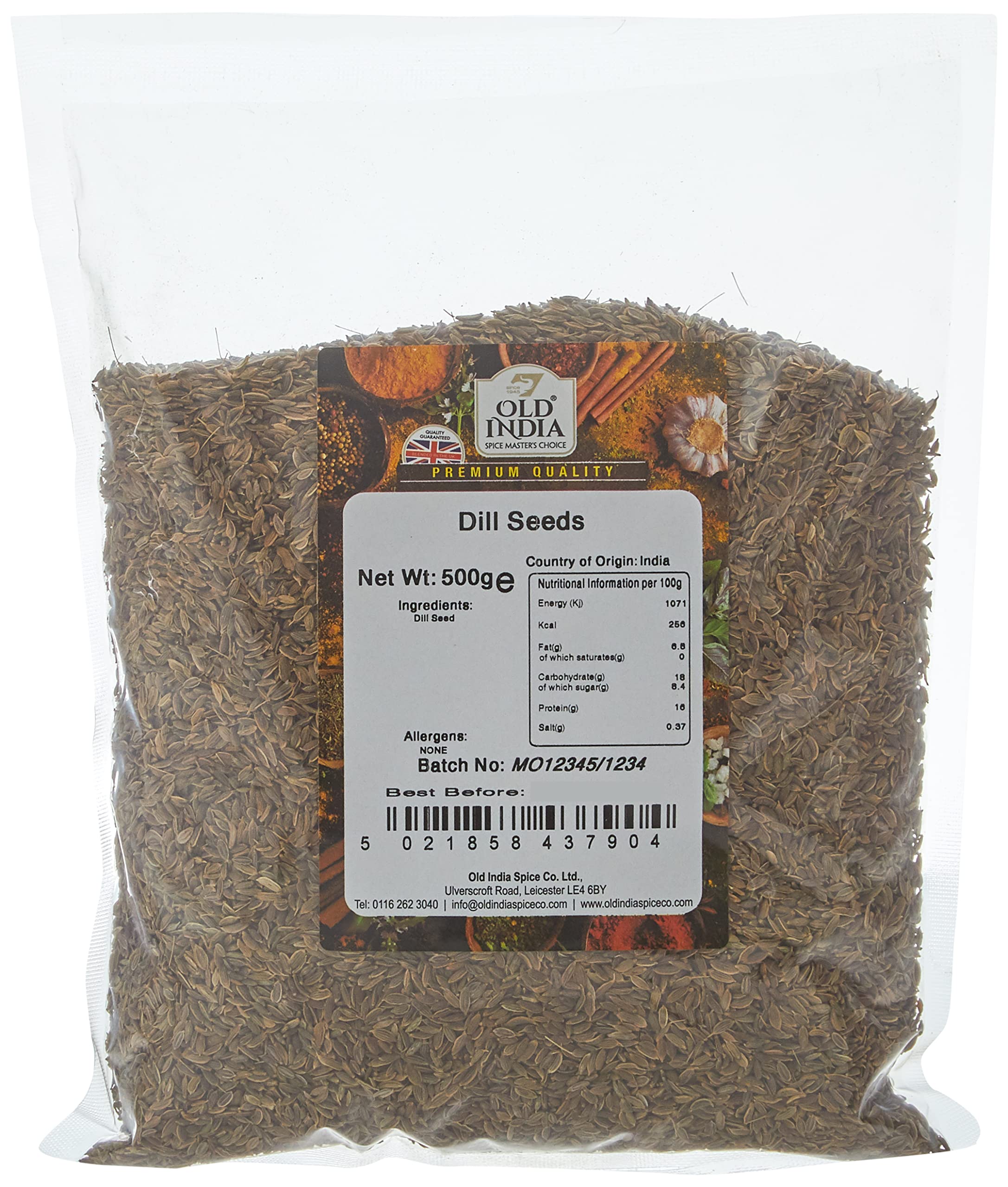 Old India Dill Seeds - 100% Natural Whole Spice | 500g Pack
