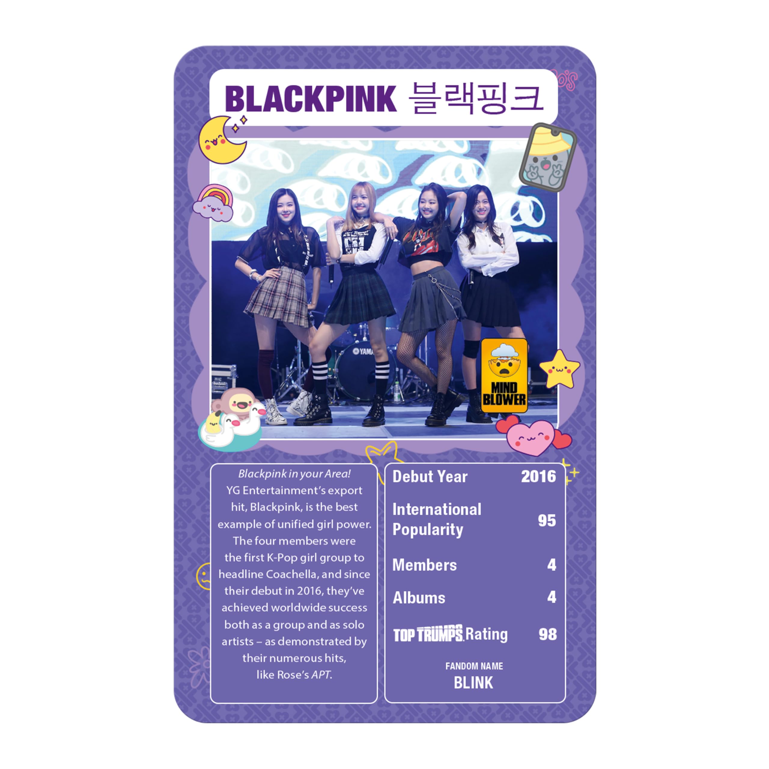 Top Trumps K-Pop Card Game with BTS, Seventeen, NJZ, PSY, Jessi 11