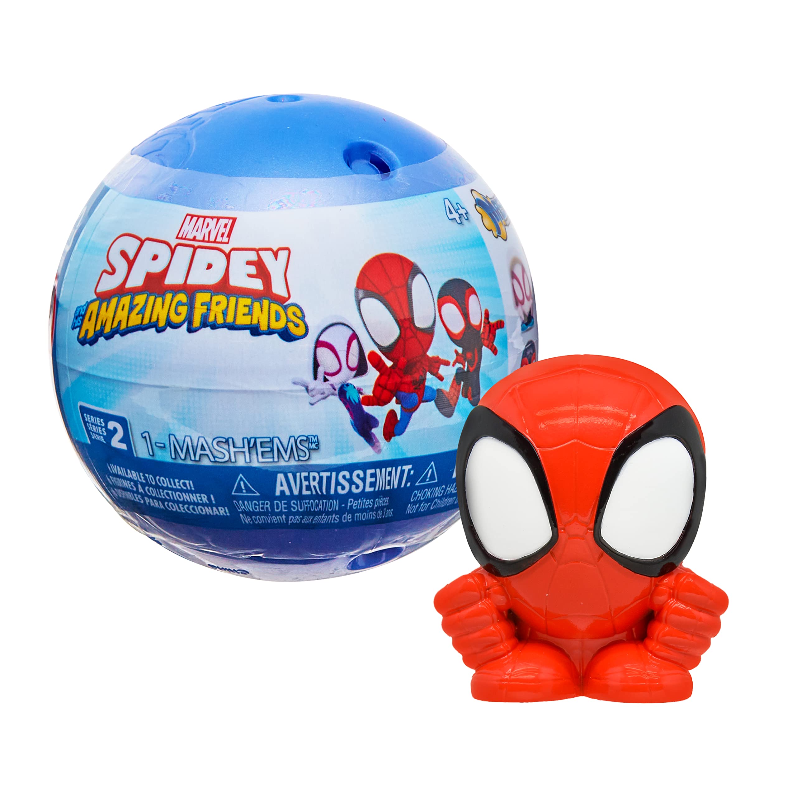 Mash"ems Spidey and His Amazing Friends - Squishy Collectible Capsule, Styles May Vary 4