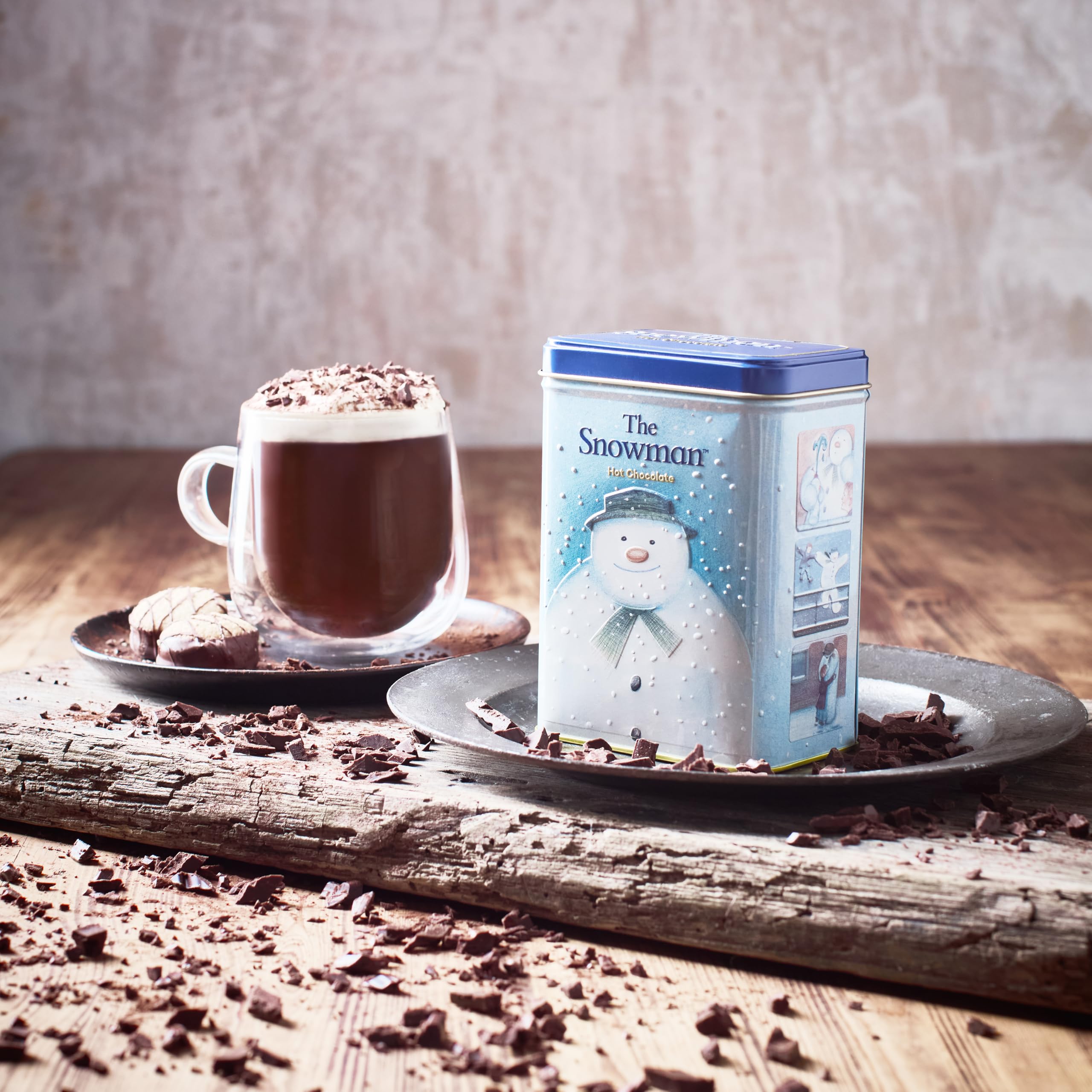New English Teas The Snowman Hot Chocolate 250g Tin with Original Illustration 10
